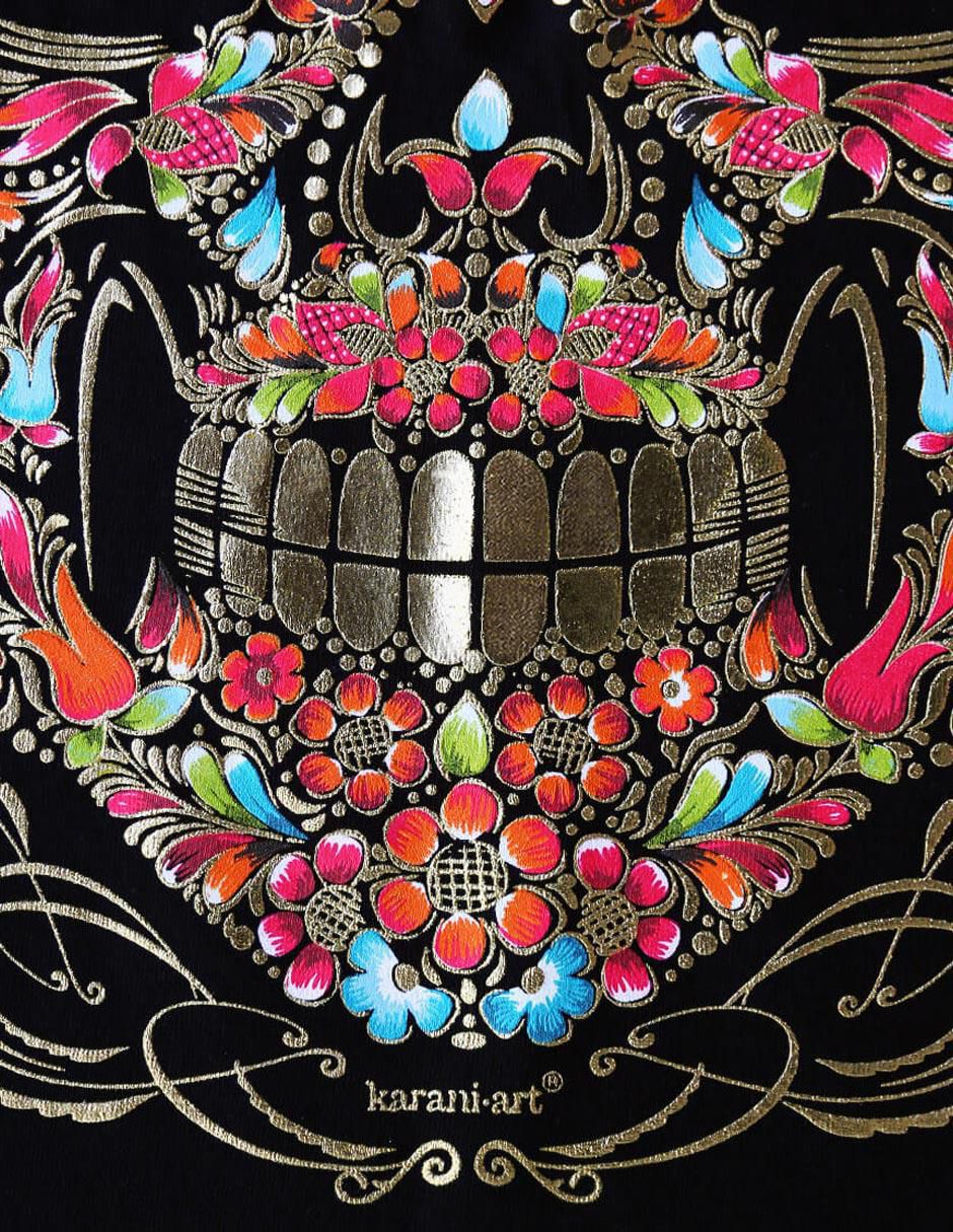 Playera Calavera cuello redondo para hombre 3