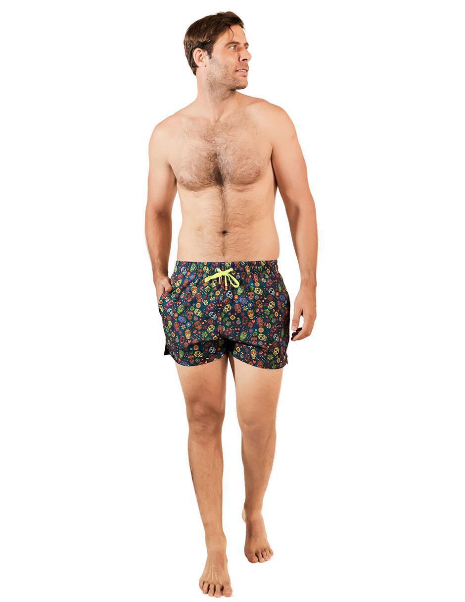 Traje de baño con bolsillos para hombre