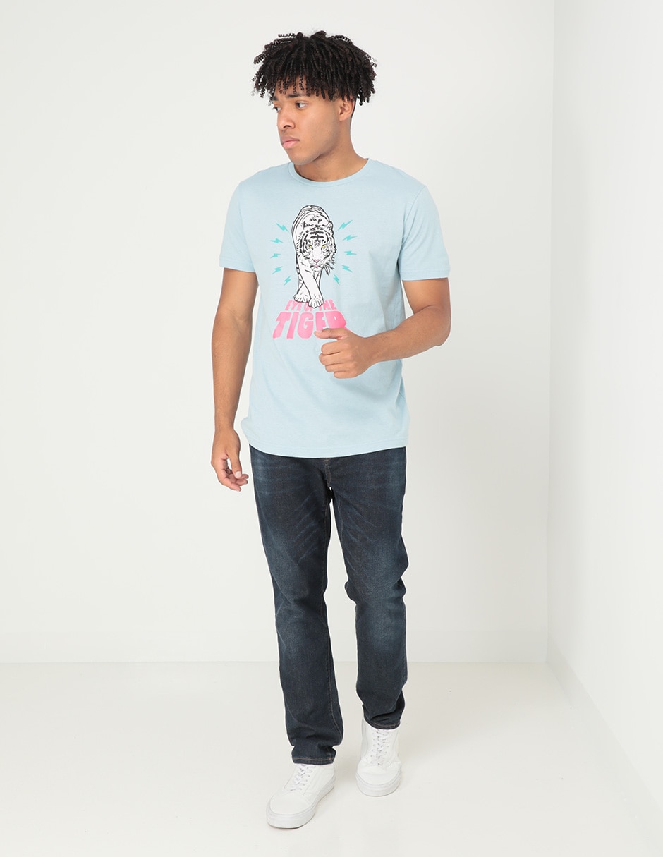 Playera cuello redondo para hombre 3