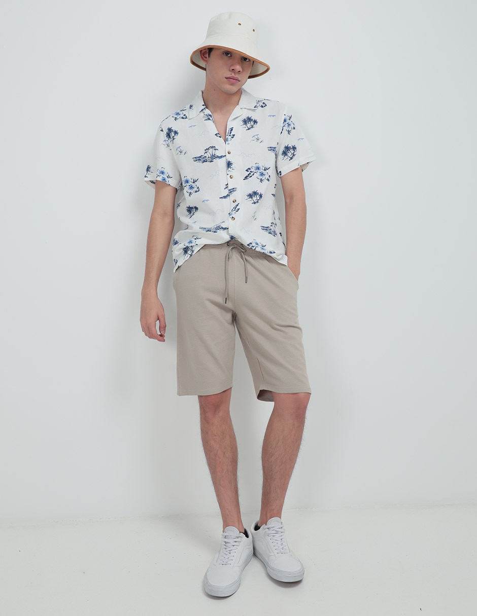 Camisa casual de manga corta para hombre 1