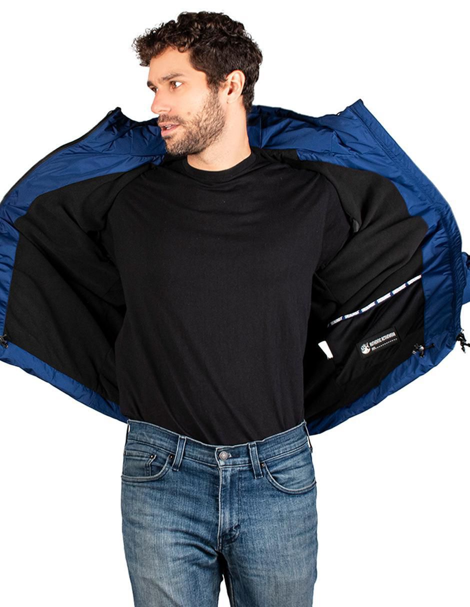 Chamarra impermable con capucha para hombre 2