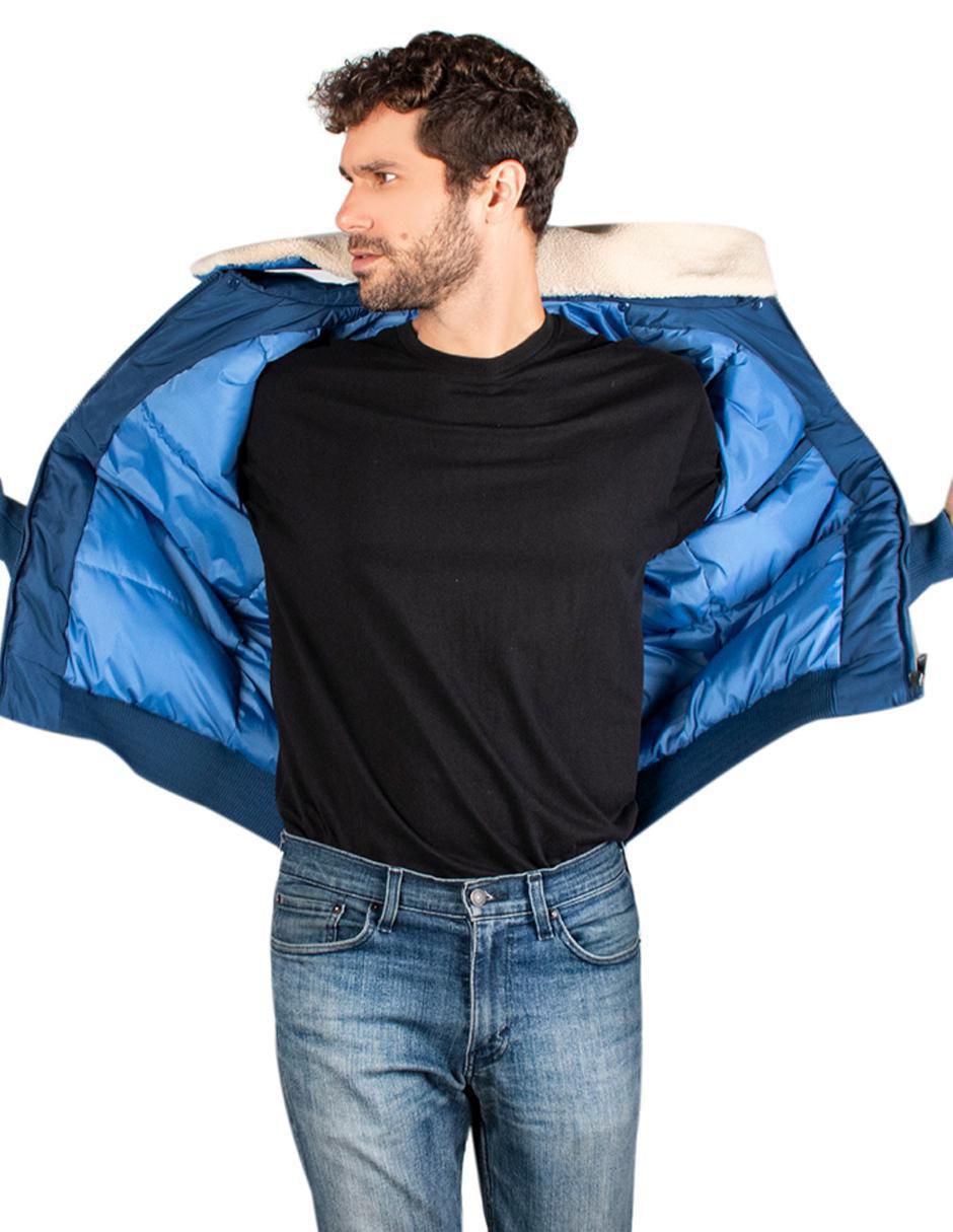 "chamarra" greenlander no "de" poliéster cuello desmontable "para hombre"