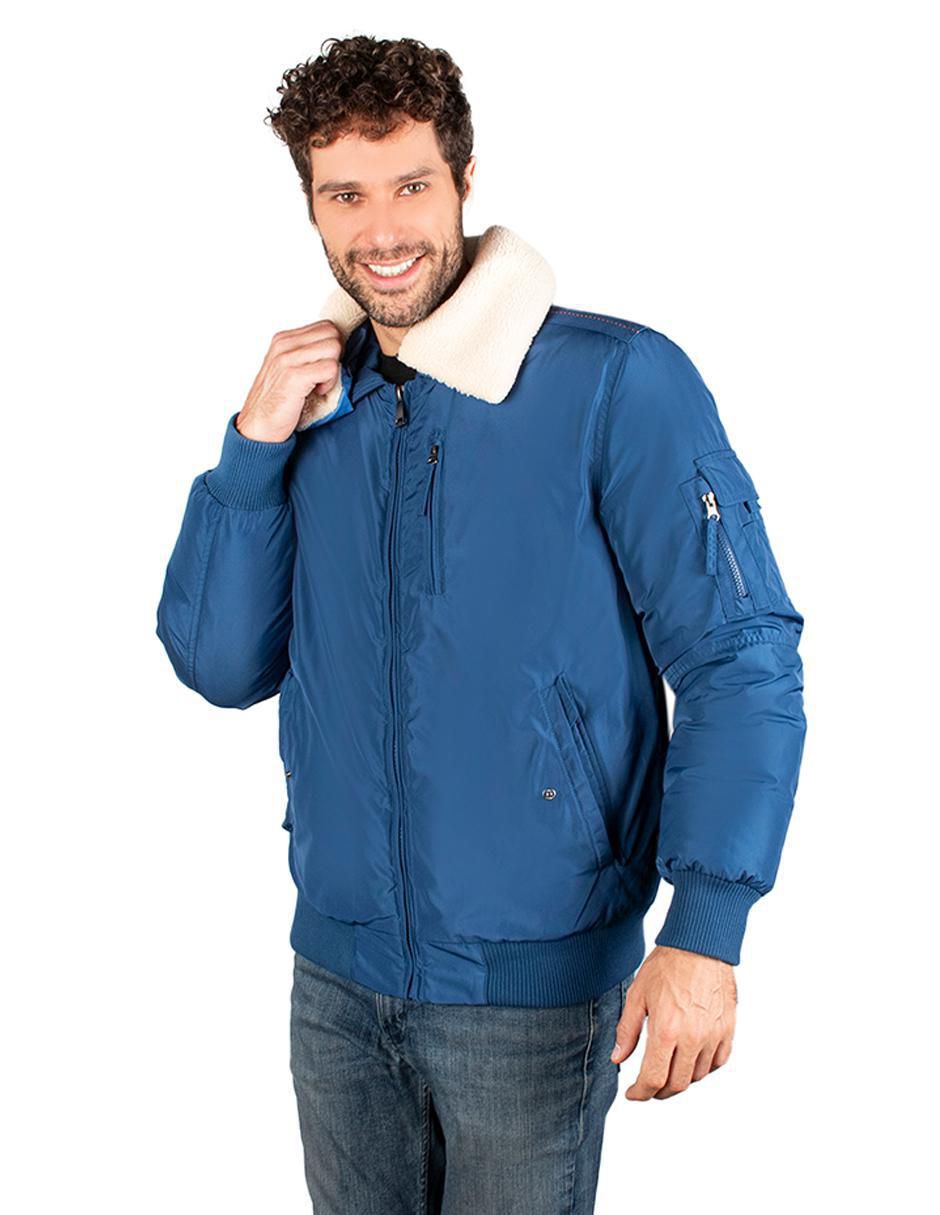 "chamarra" greenlander no "de" poliéster cuello desmontable "para hombre"