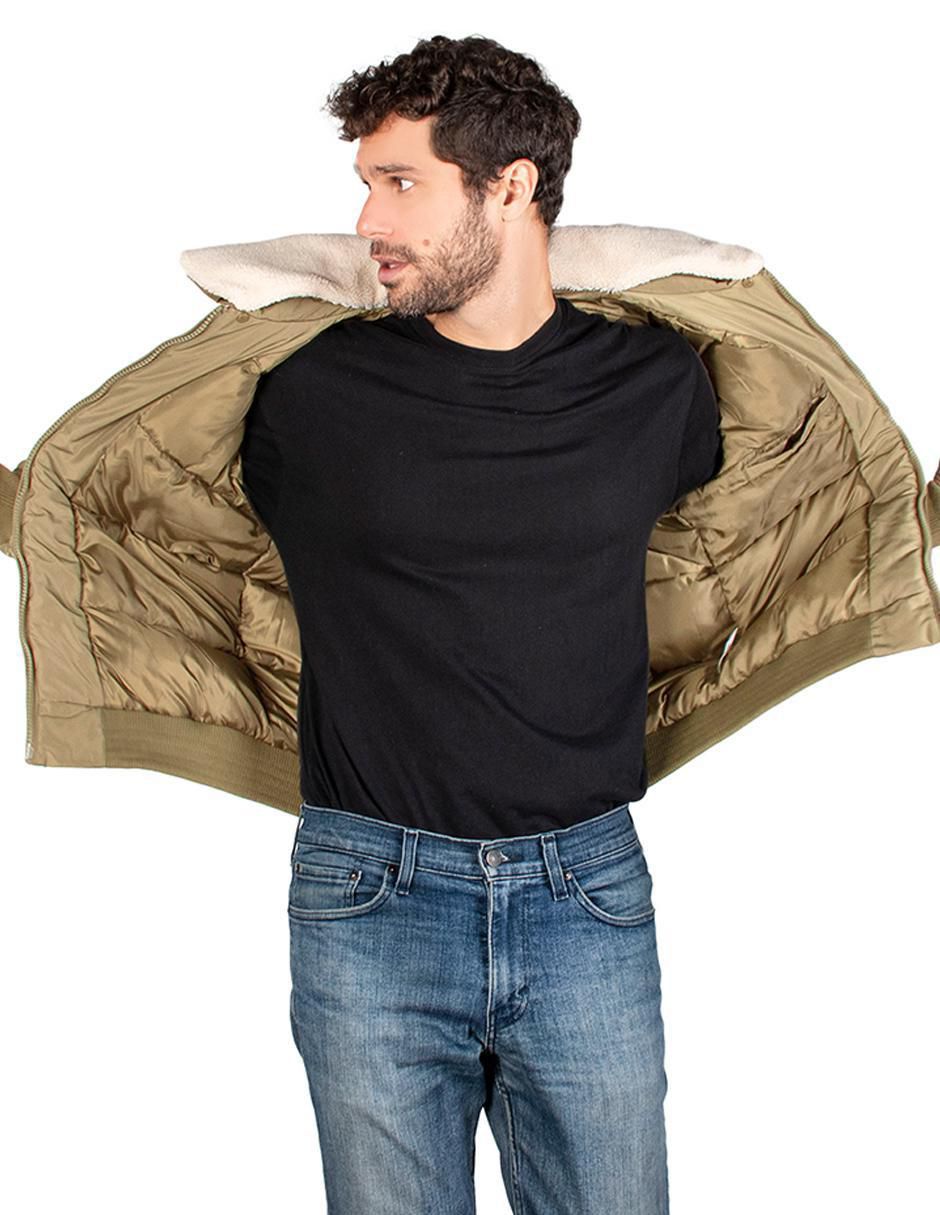 Chamarra cuello desmontable para hombre 2
