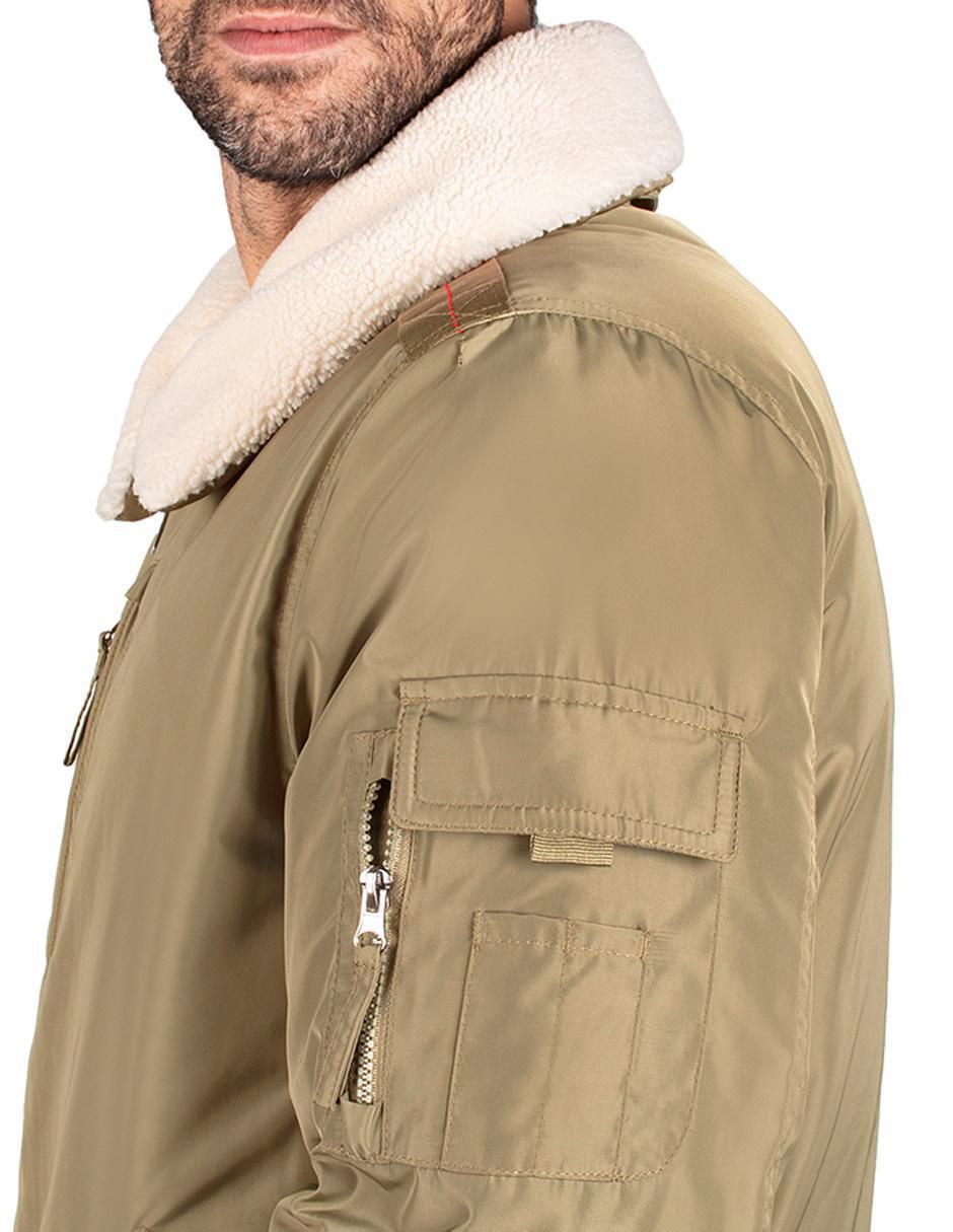 Chamarra cuello desmontable para hombre 4