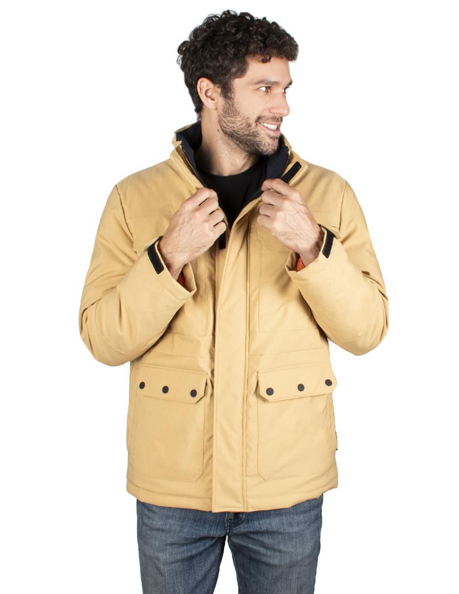 Chamarra impermeable con bolsillos para hombre Chamarra impermeable con bolsillos para hombre