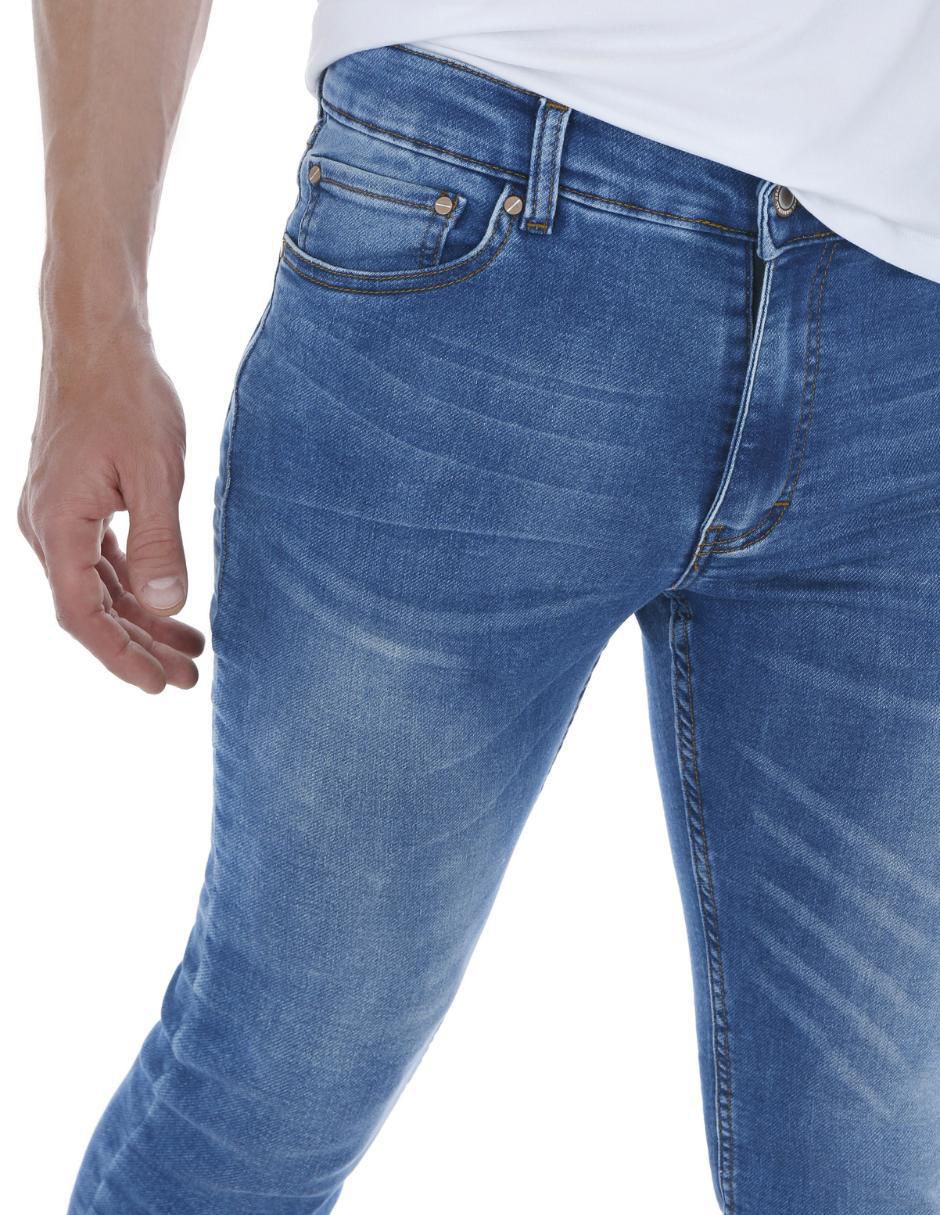 Jeans slim Savage Monkey Wellspring lavado rinse para hombre