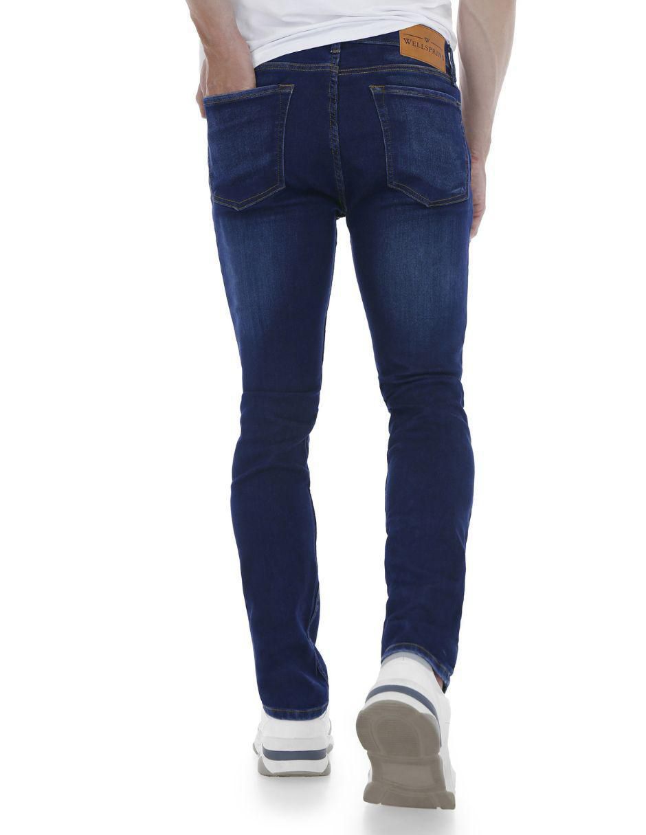 Jeans slim Wellspring lavado rinse para hombre 2