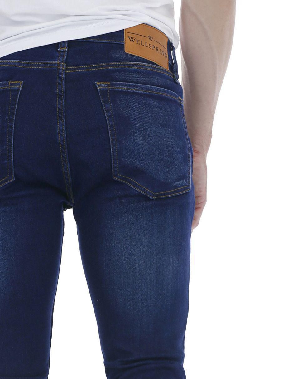 Jeans slim Wellspring lavado rinse para hombre 3