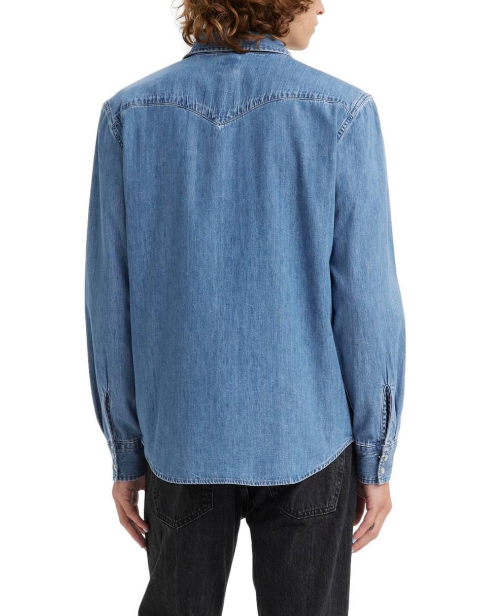 Camisa casual de algodón manga larga para hombre 3