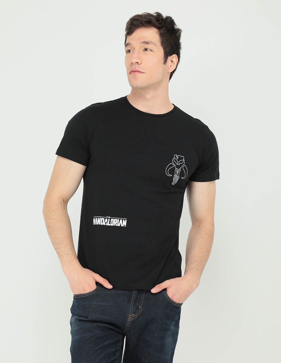 Playera Star Wars The Mandalorian cuello redondo para hombre