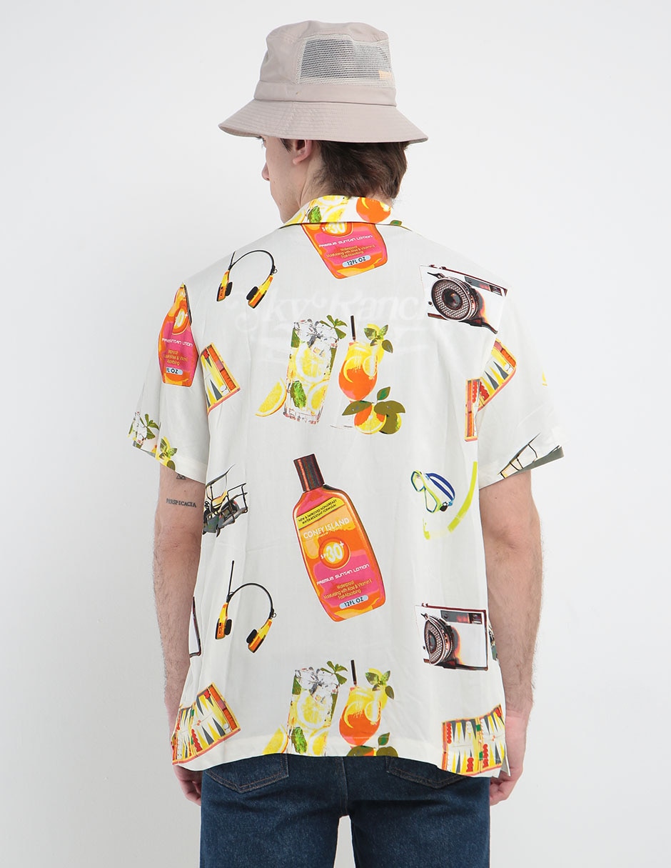 Camisa casual de algodón manga corta para hombre 2