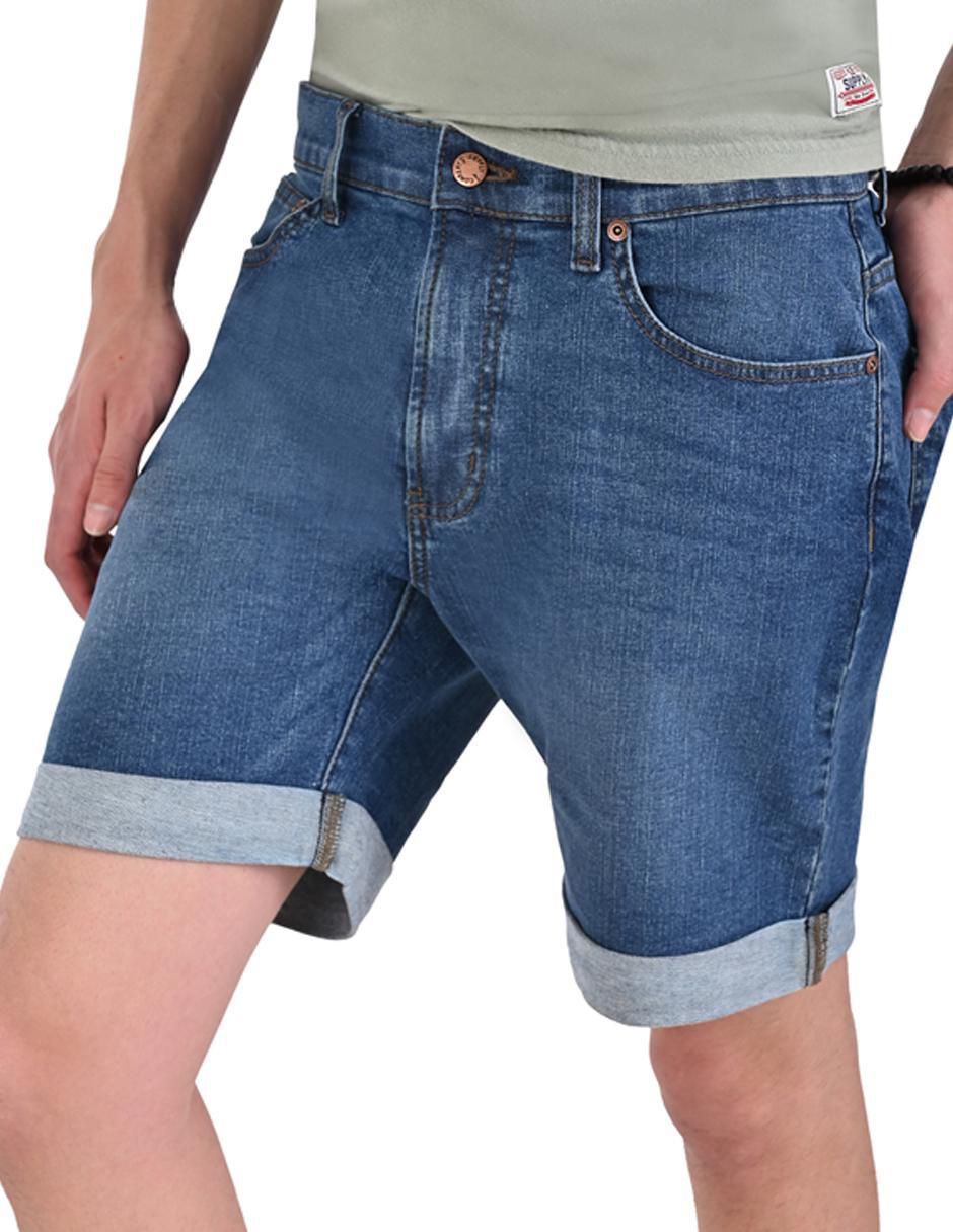 "bermuda" supply "de" mezclilla "para hombre"