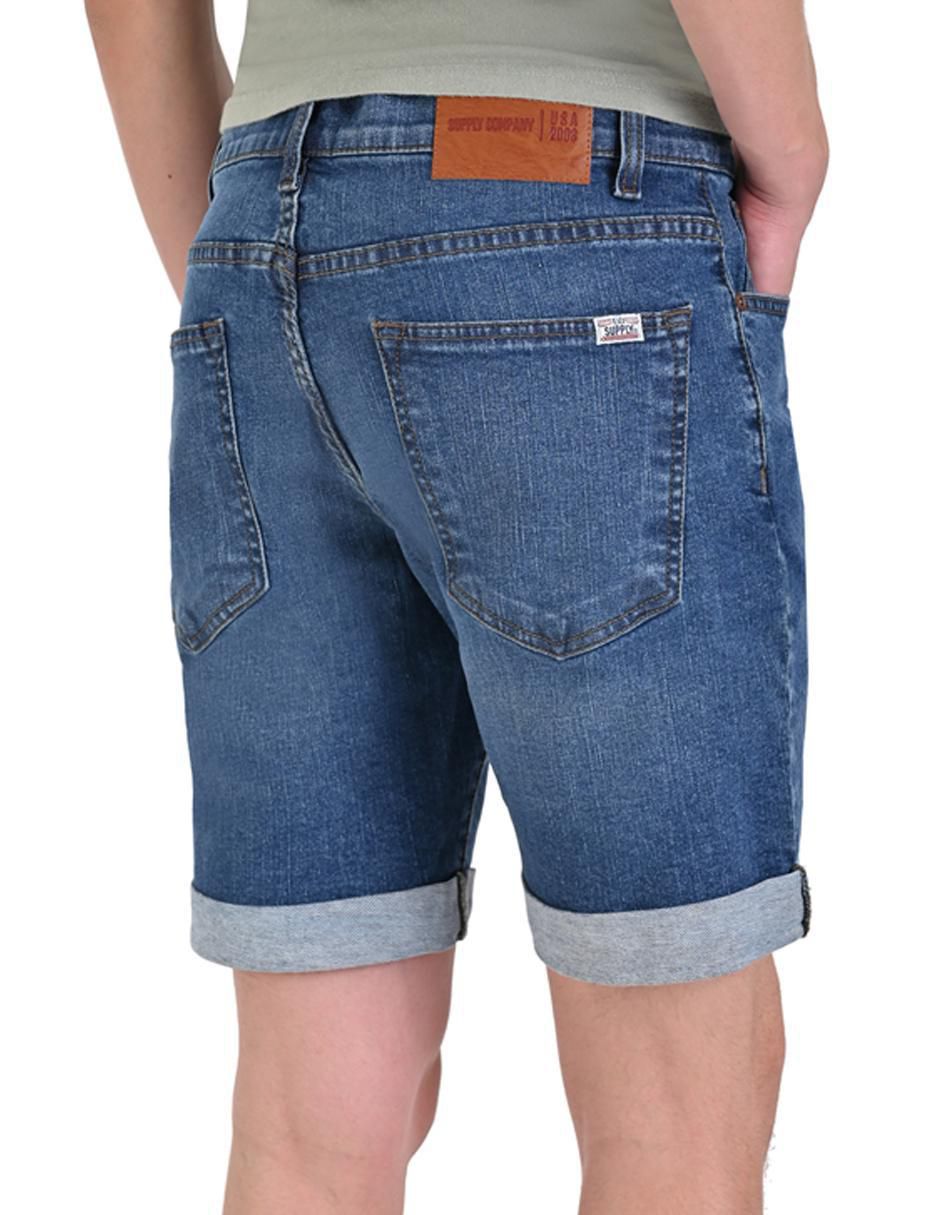 "bermuda" supply "de" mezclilla "para hombre"