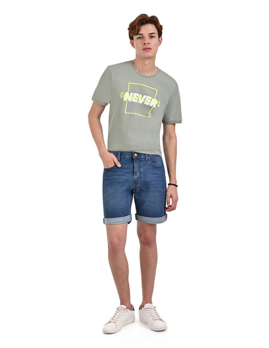 "bermuda" supply "de" mezclilla "para hombre"