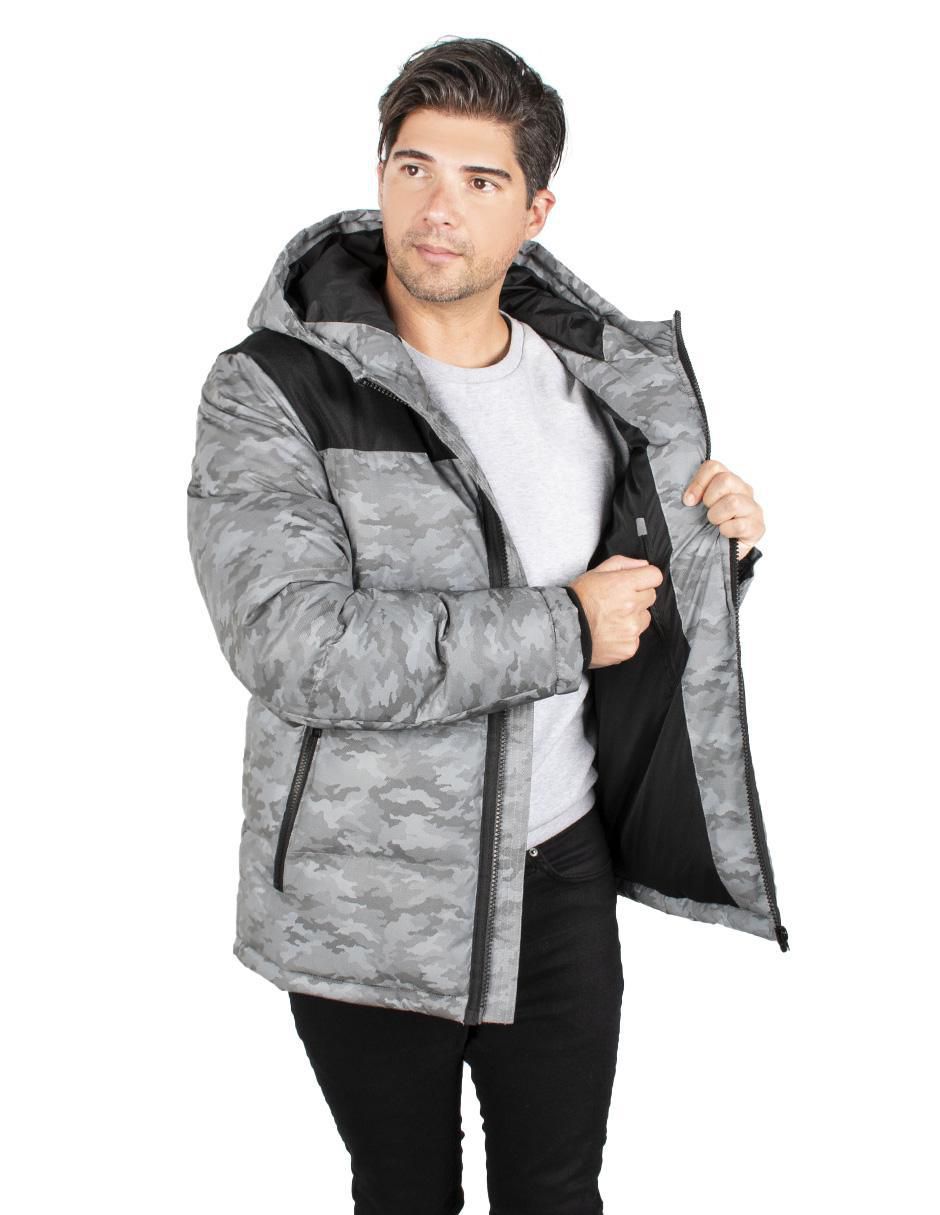 Chamarra impermeable capitonado para hombre 2