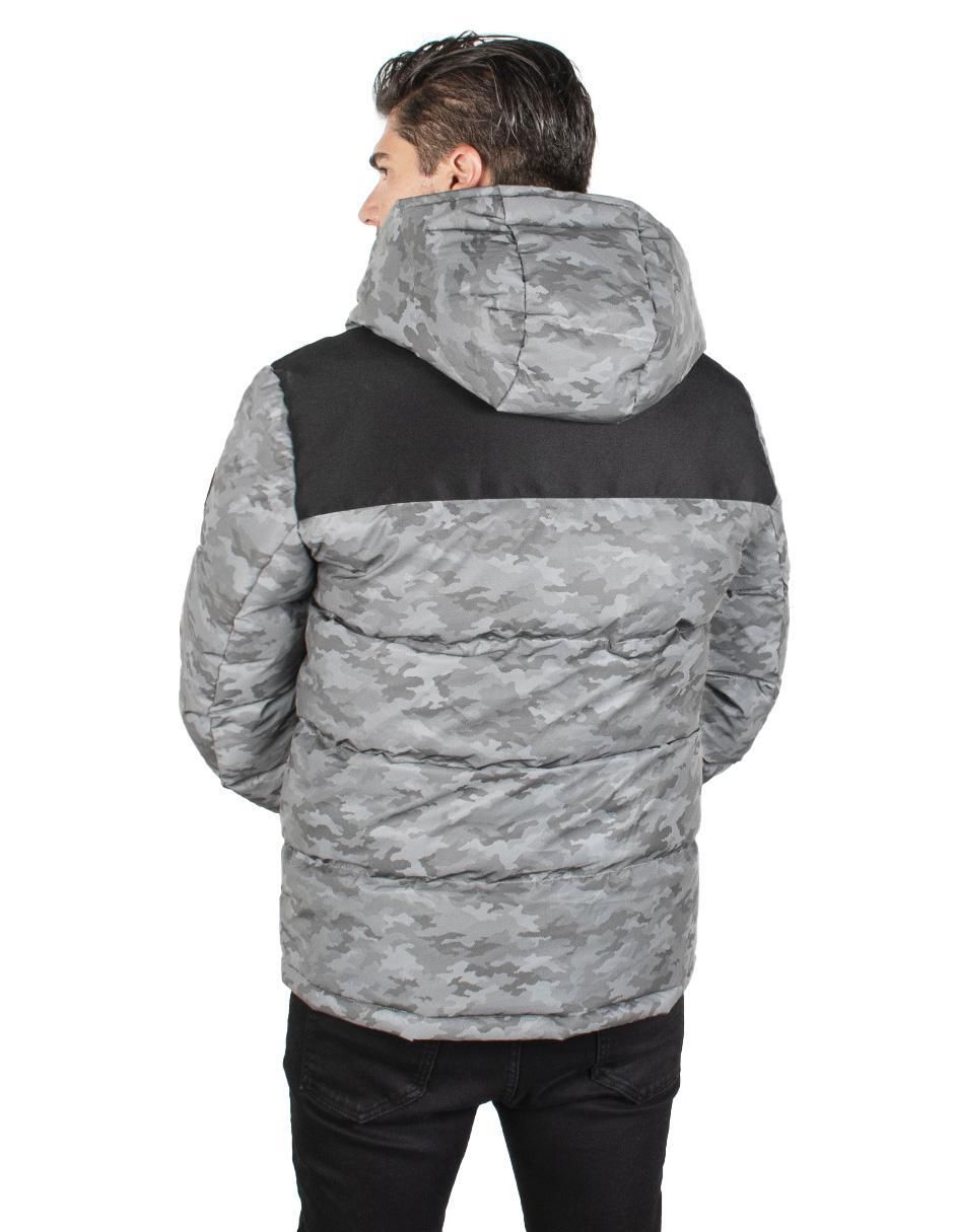 Chamarra impermeable capitonado para hombre 4
