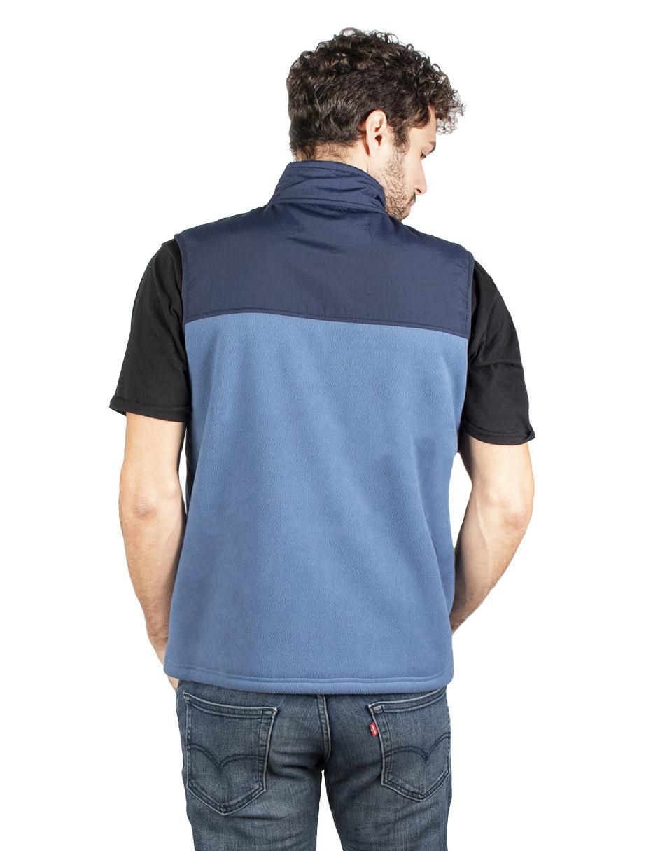 Chaleco cuello a contraste para hombre 4