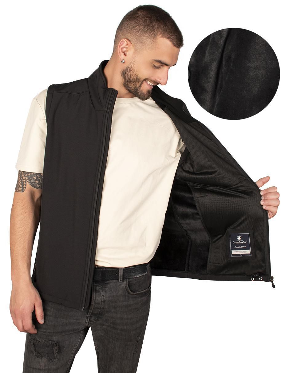 Chaleco impermeable con bolsillos para hombre 2