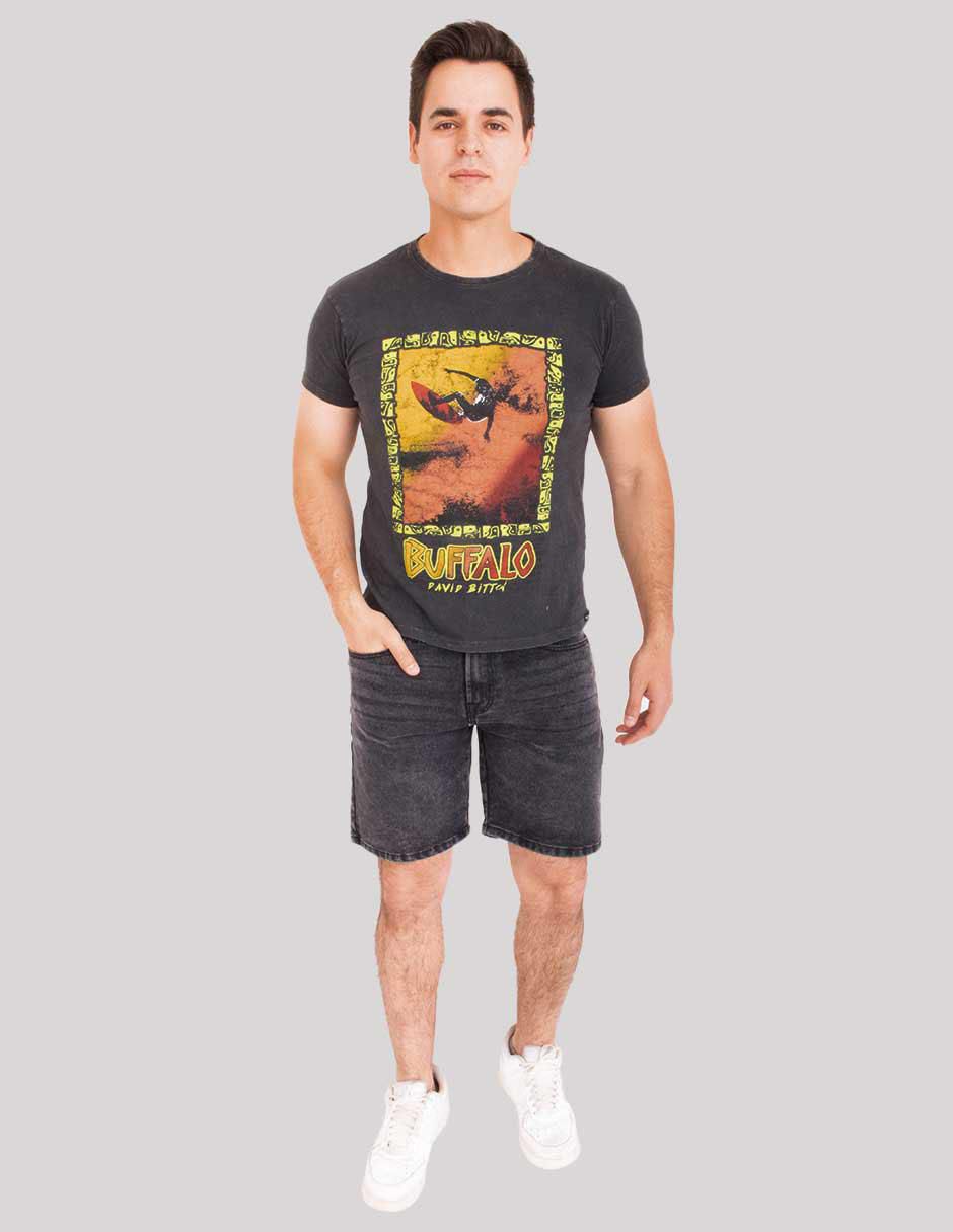Playera cuello redondo para hombre 2