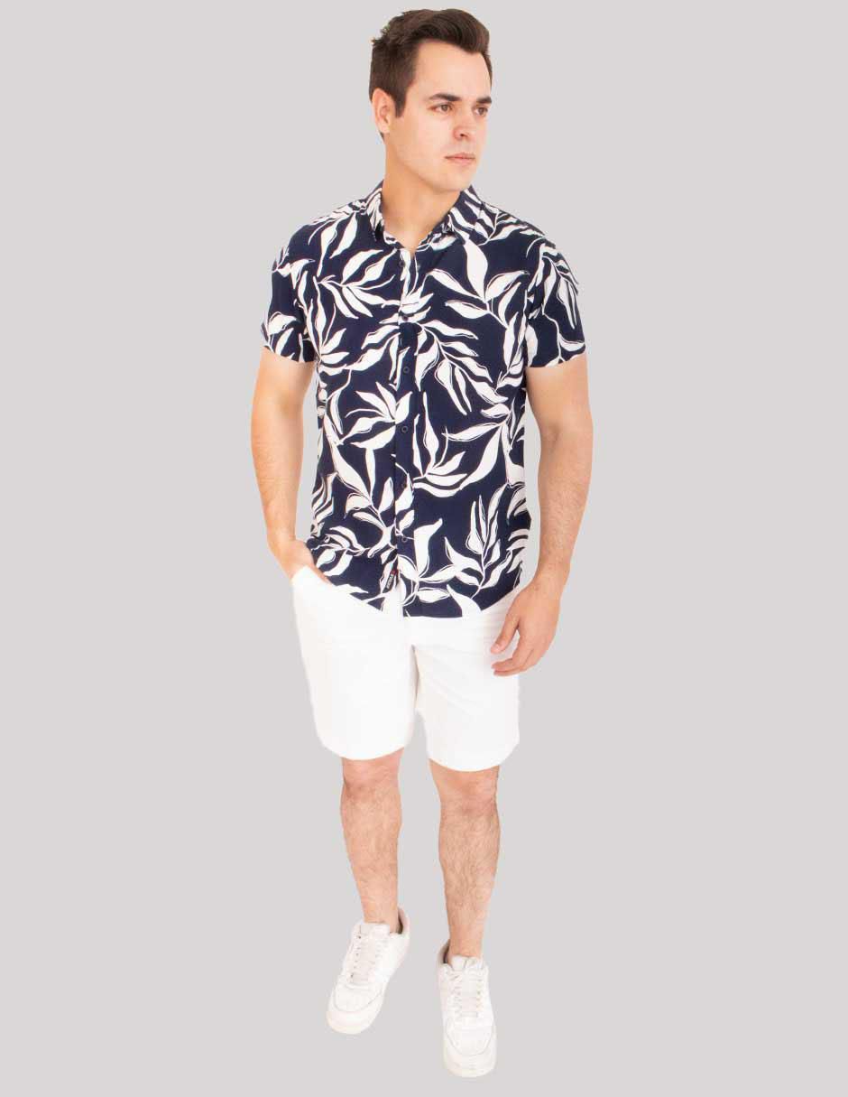 Camisa casual manga corta para hombre 3