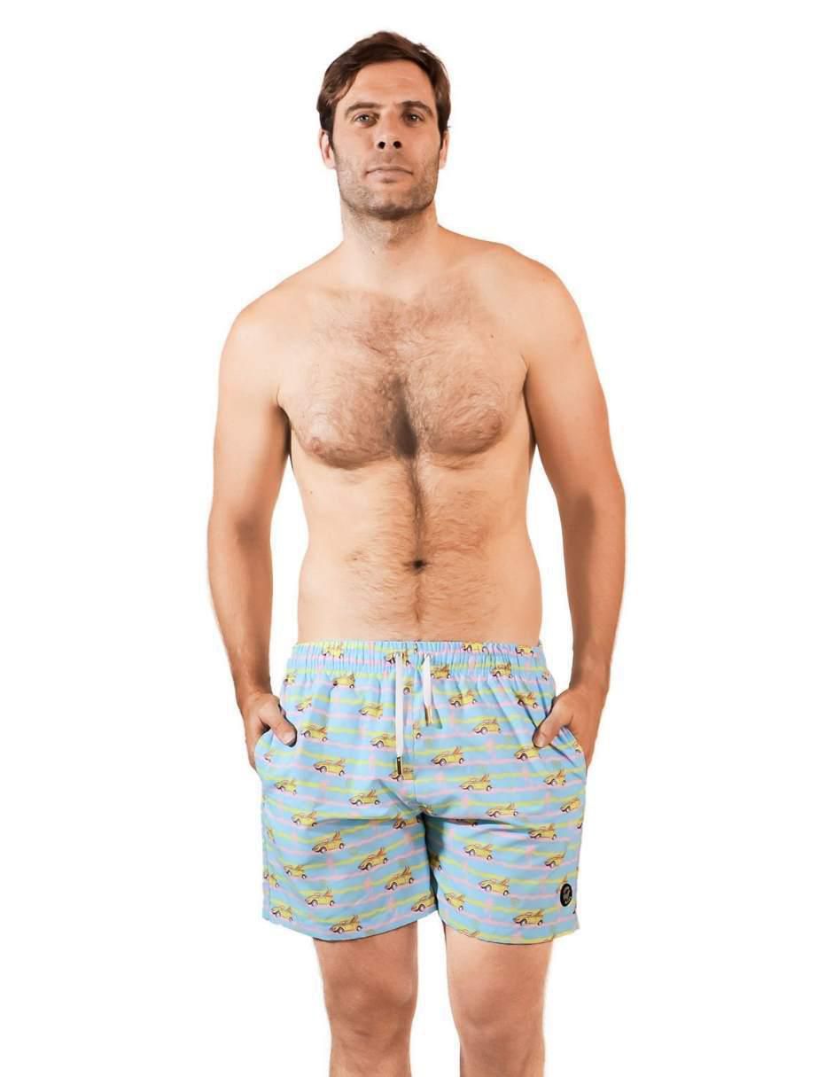 Traje de baño con bolsillos para hombre