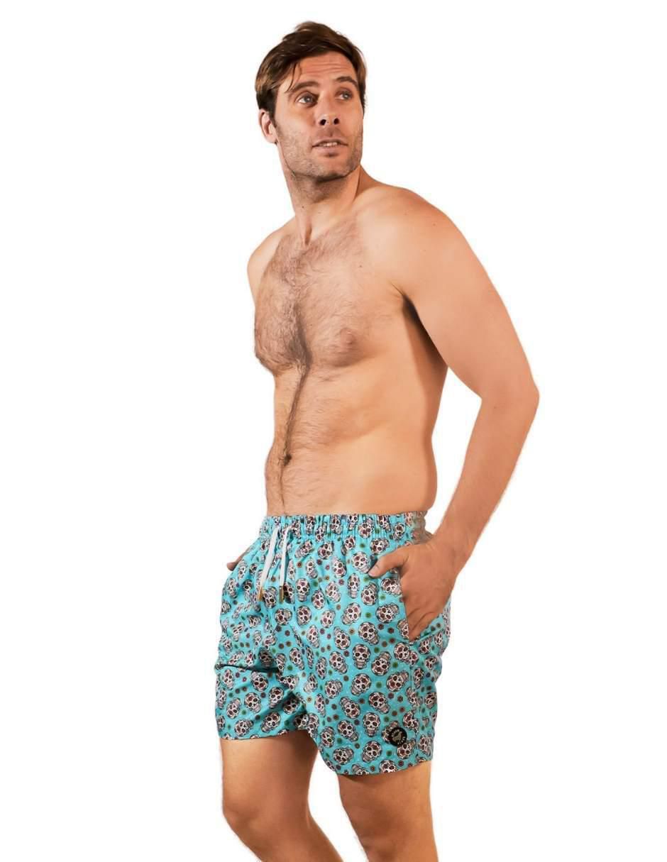Traje de baño con bolsillos para hombre
