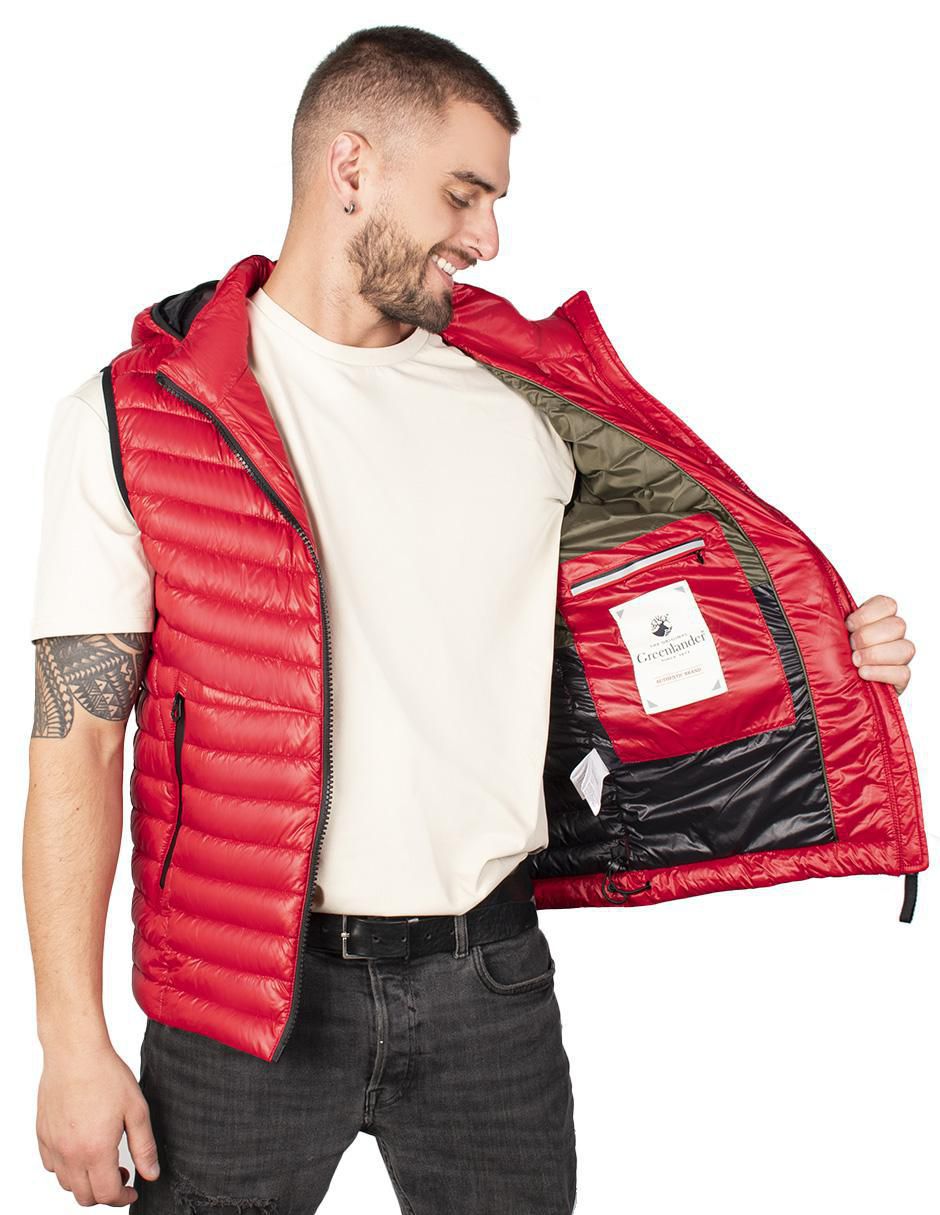 Chaleco con capucha para hombre 2