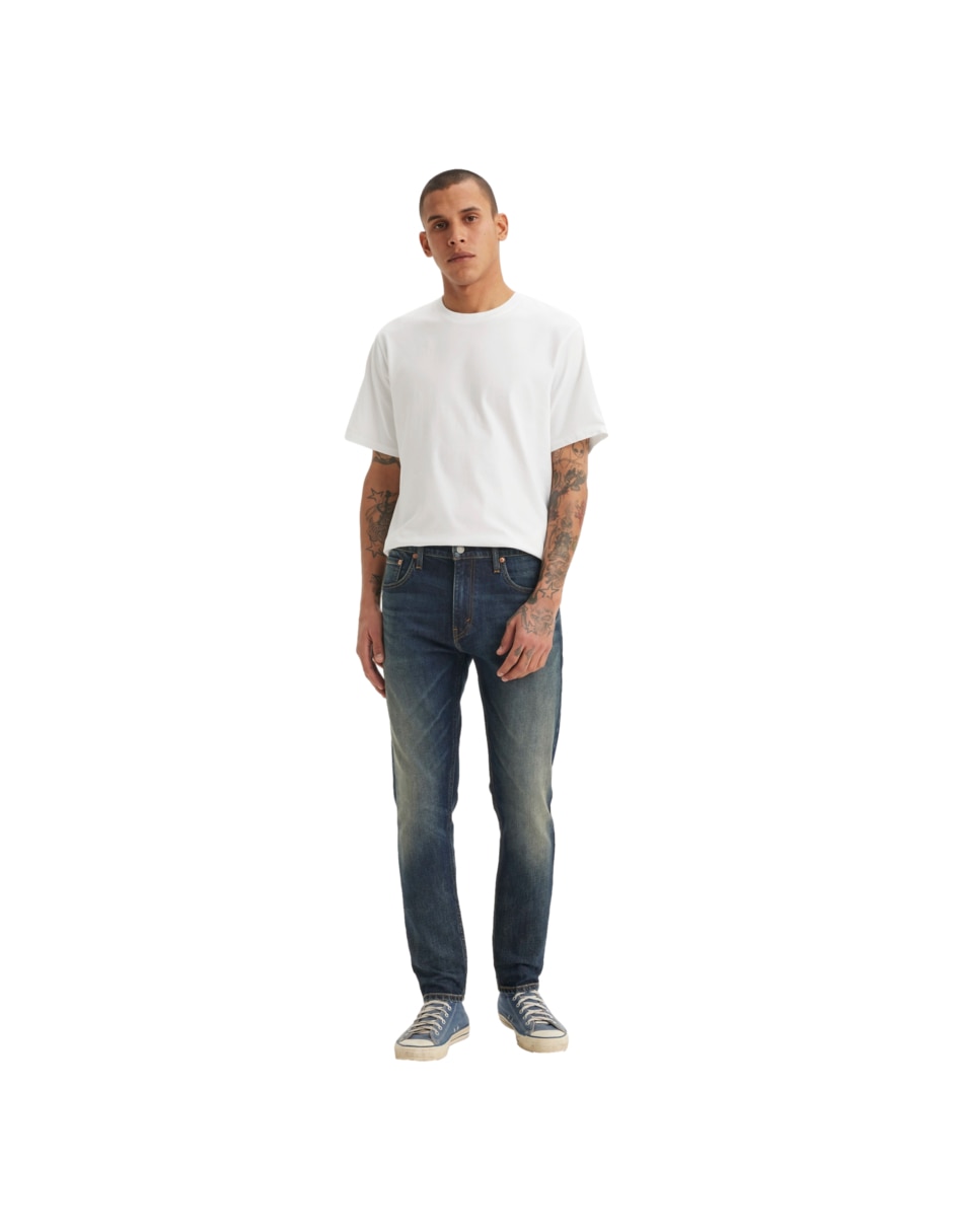 Jeans slim 512 deslavado para hombre 4