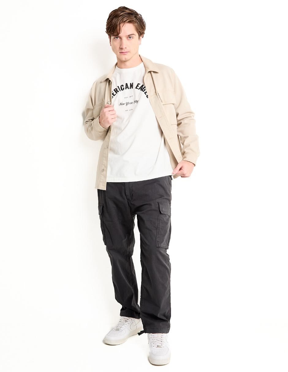 Pantalón regular de algodón para hombre 3