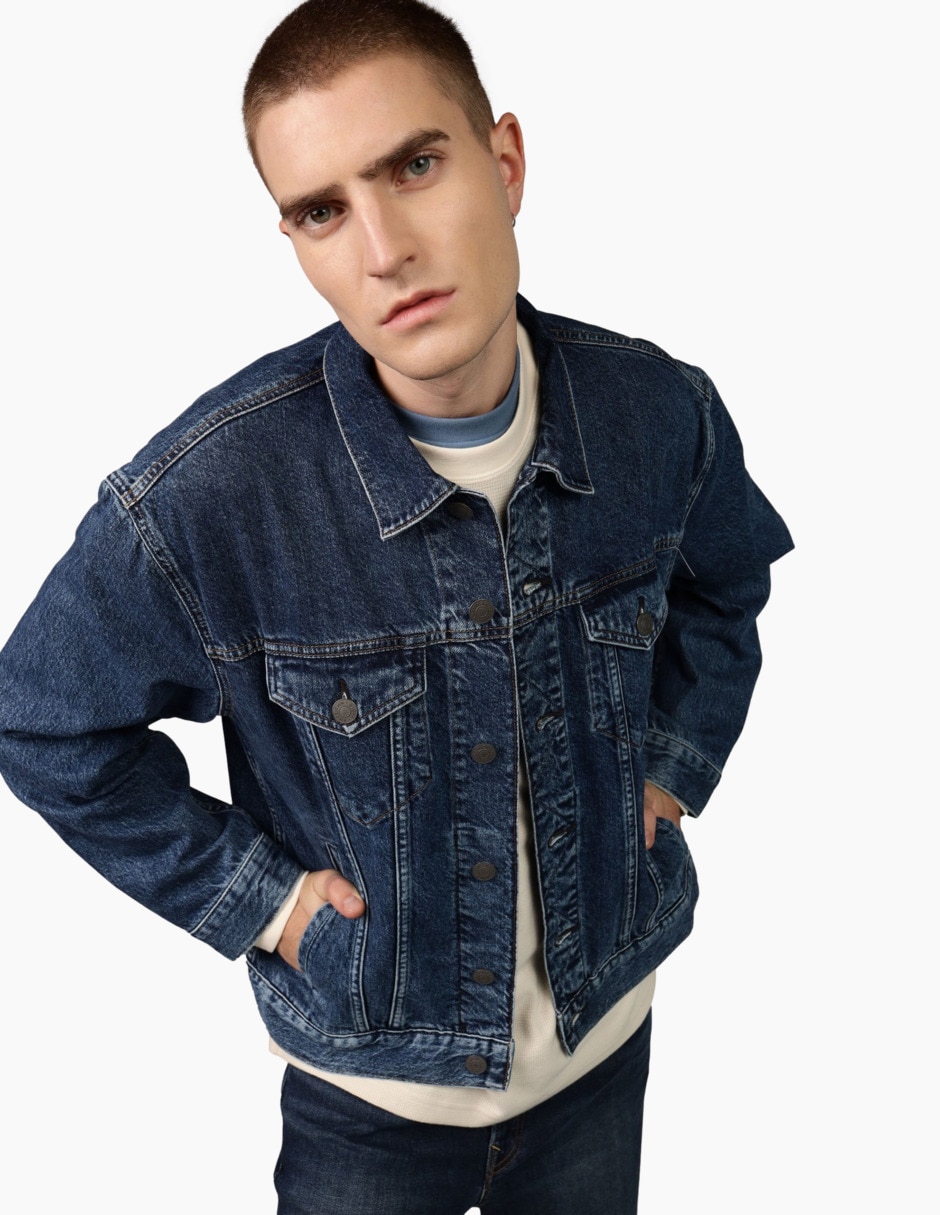 Chamarra casual de algodón para hombre 3