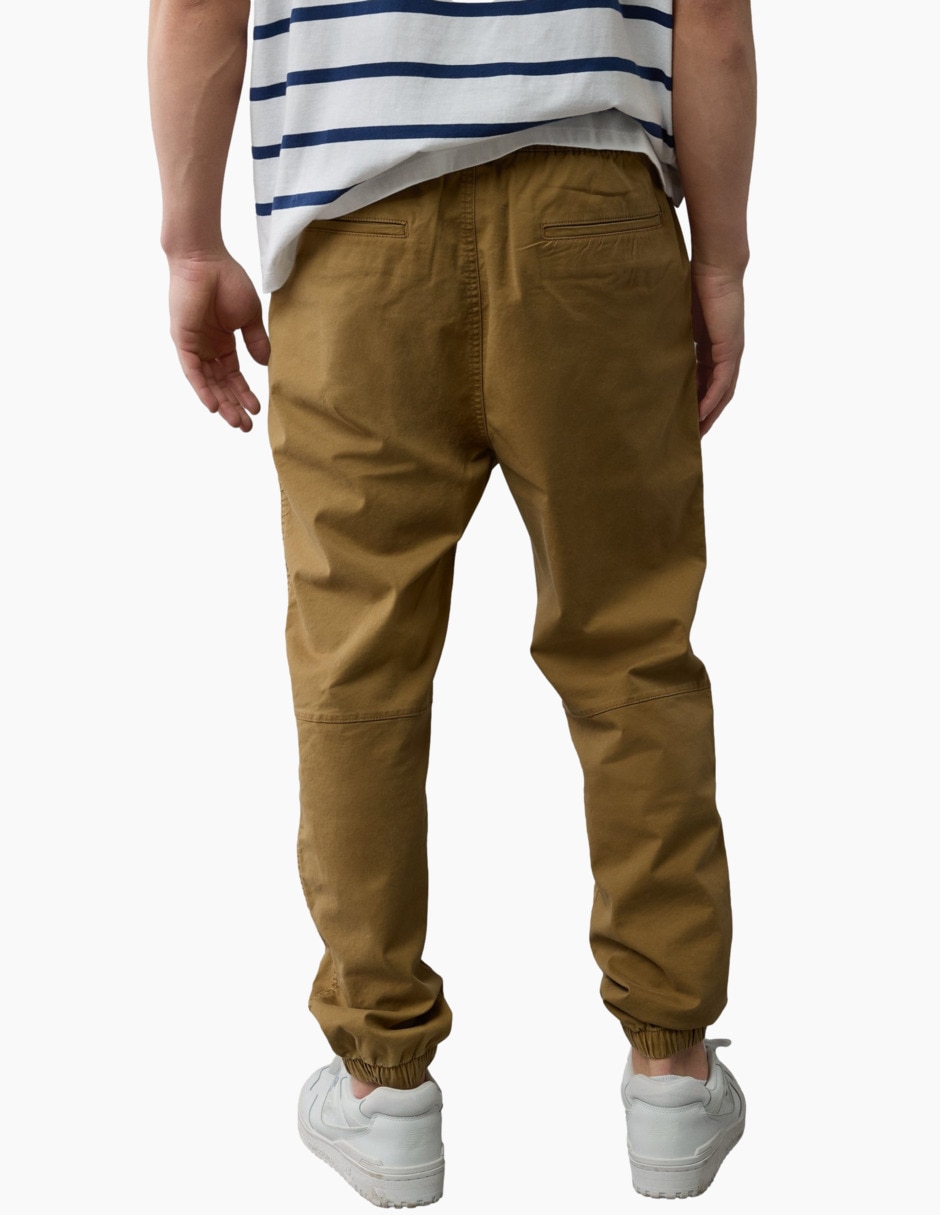 Pantalón jogger amplio de algodón para hombre 2