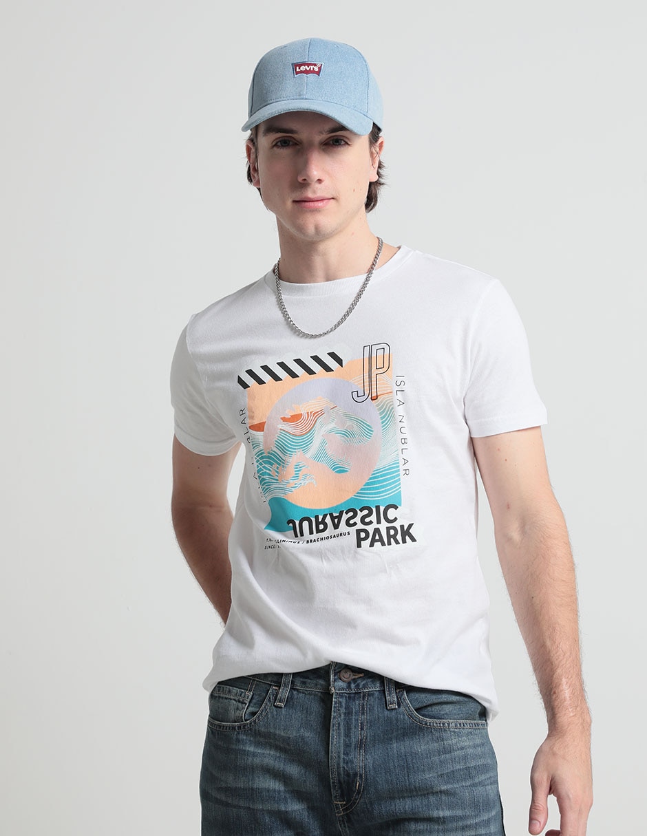 Camiseta jurassic park hombre online