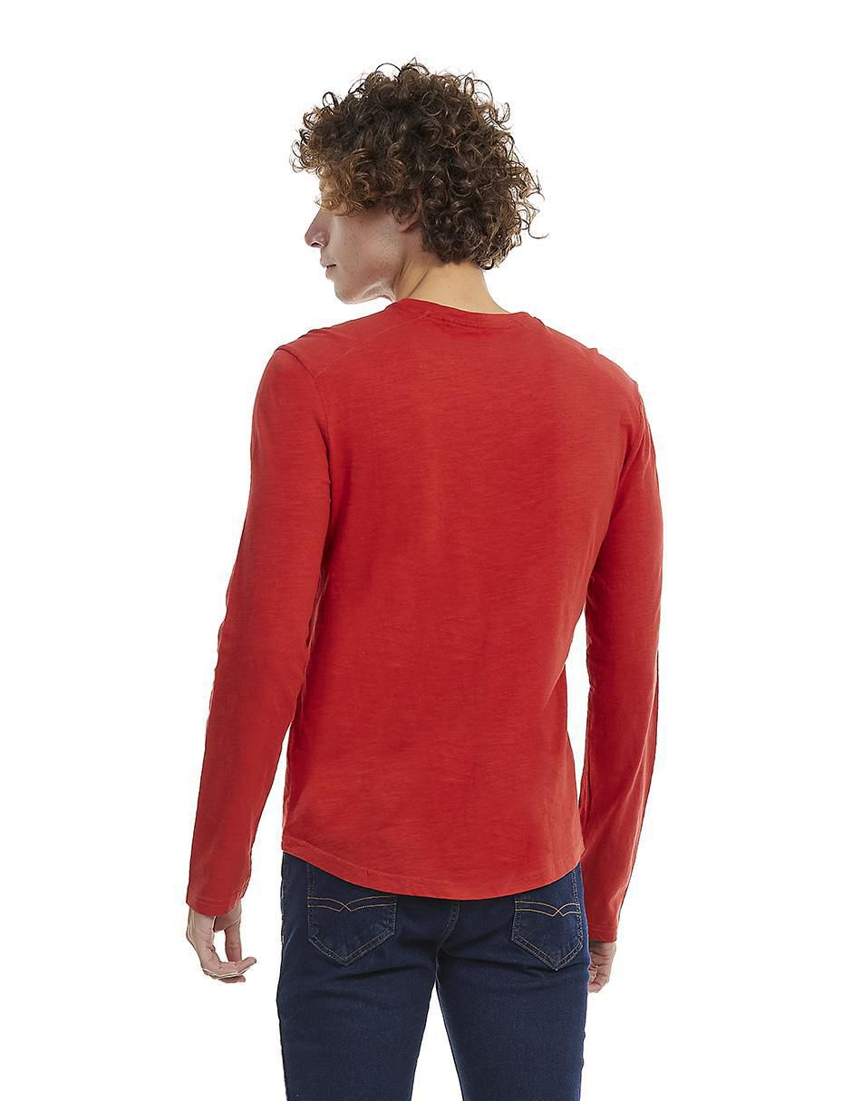 Playera cuello v para hombre 3