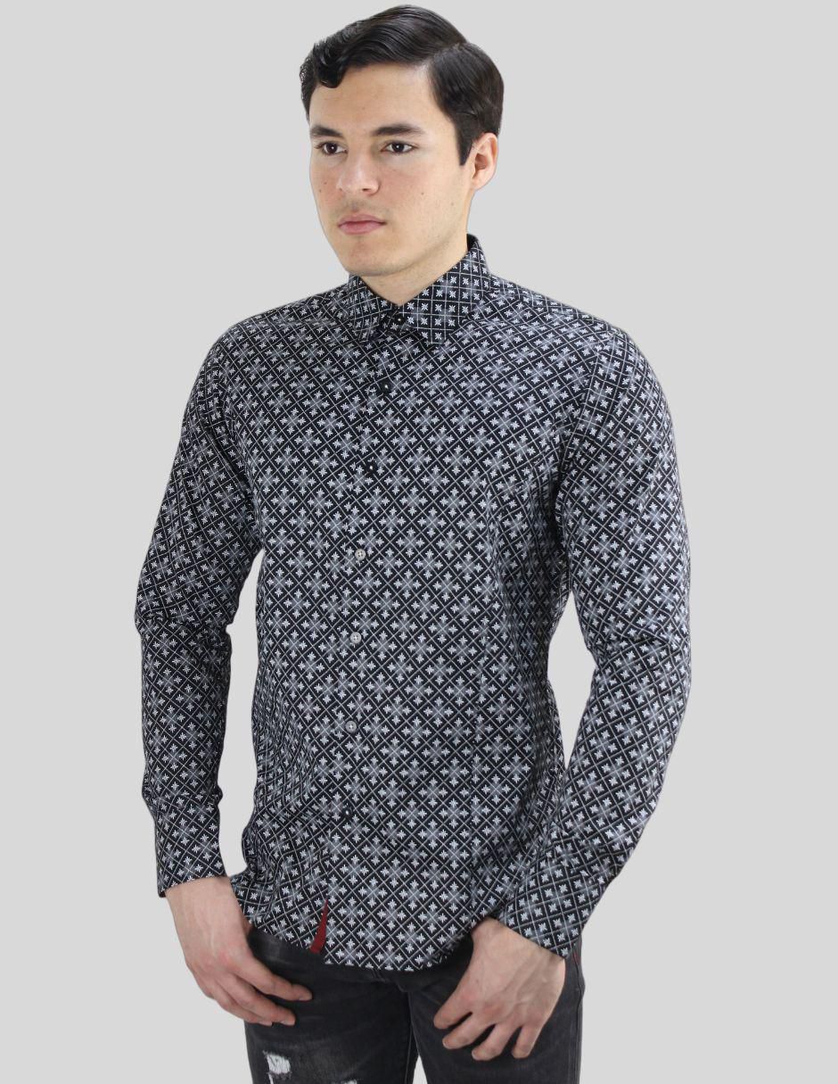 "camisa/sobrecamisa" formal barabas "de" (si aplica) algodón "manga" larga "para hombre"