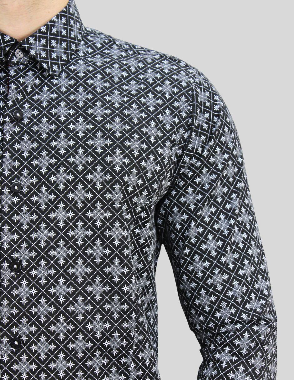 "camisa/sobrecamisa" formal barabas "de" (si aplica) algodón "manga" larga "para hombre"
