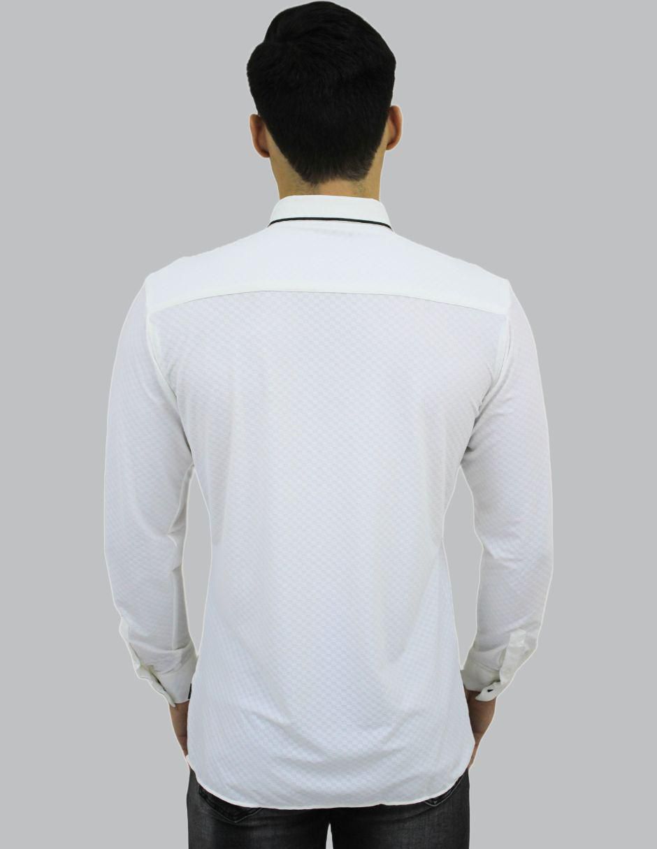 Camisa de vestir manga larga para hombre 4