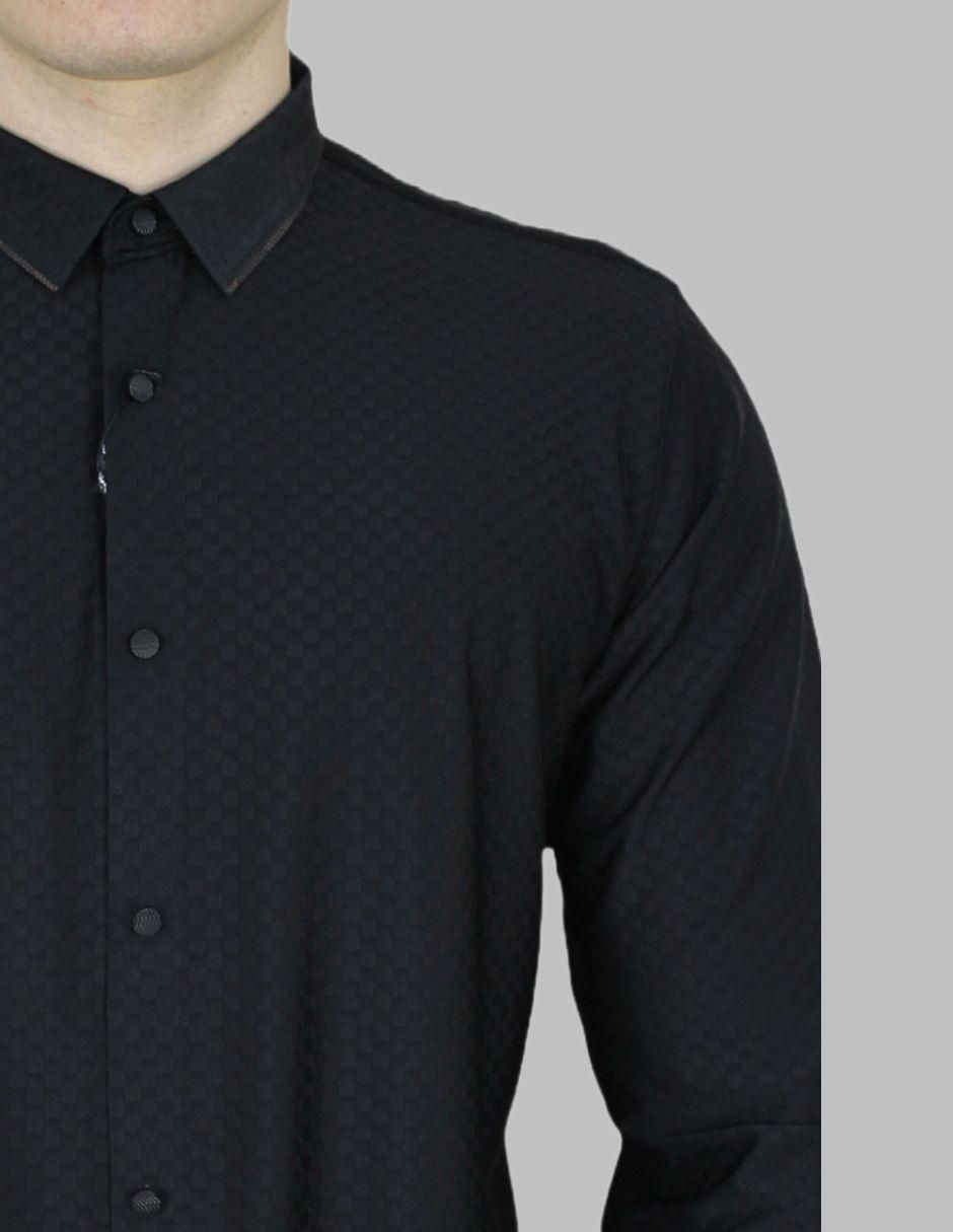 "camisa/sobrecamisa" formal barabas "de" (si aplica) poliéster "manga" larga "para hombre"