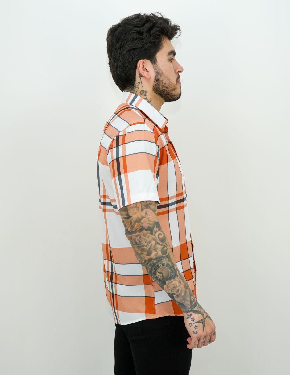"camisa/sobrecamisa" casual vassari "de" (si aplica) poliéster "manga" corta "para hombre"