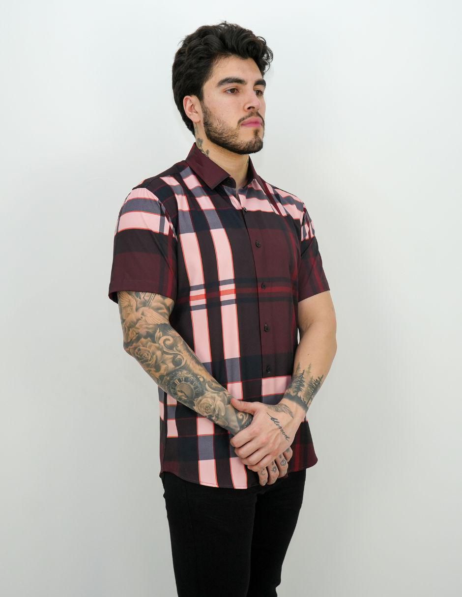 Camisa casual manga corta para hombre 3