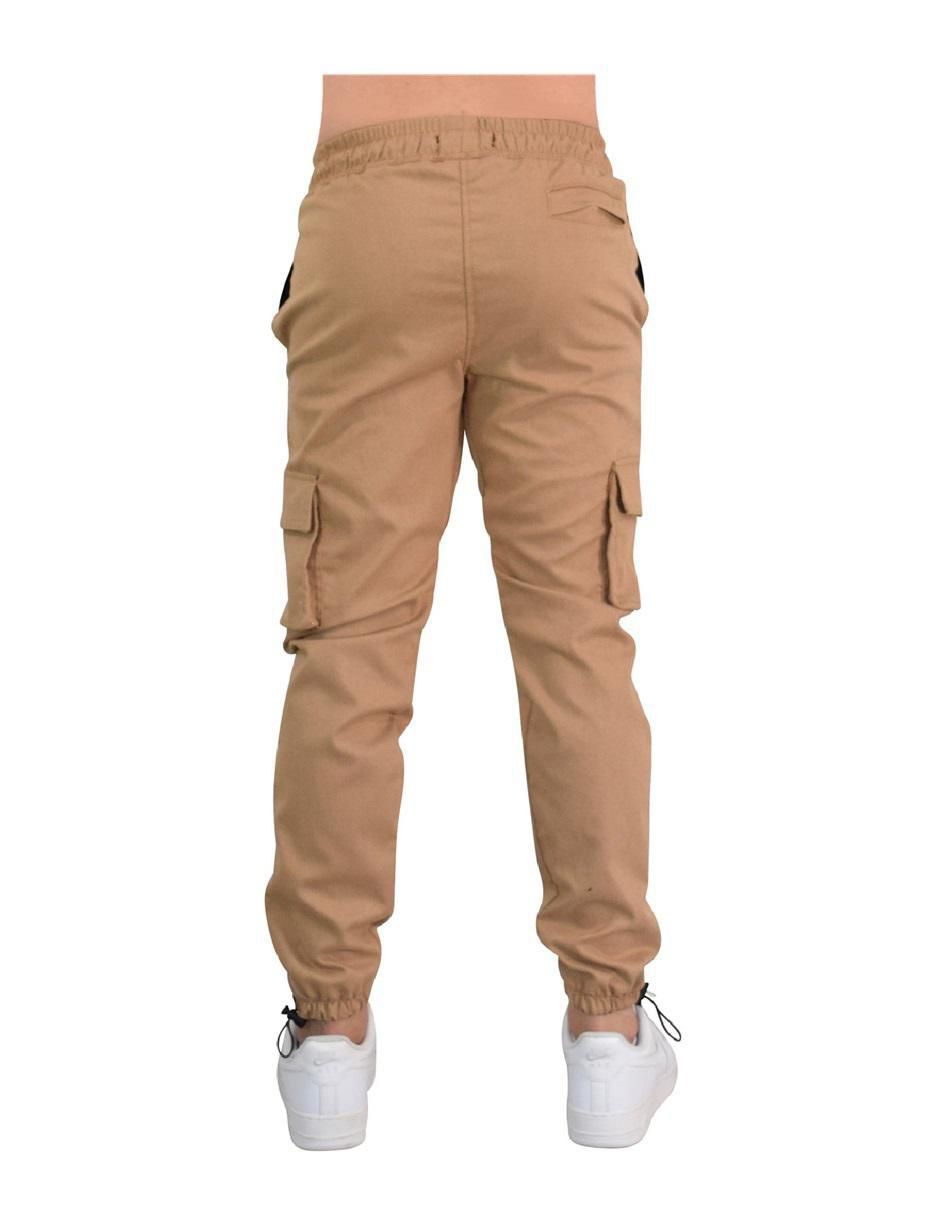 Jogger ajustado john leopard cargo casual cargo jogger "estampado" liso con bolsillos "para hombre"