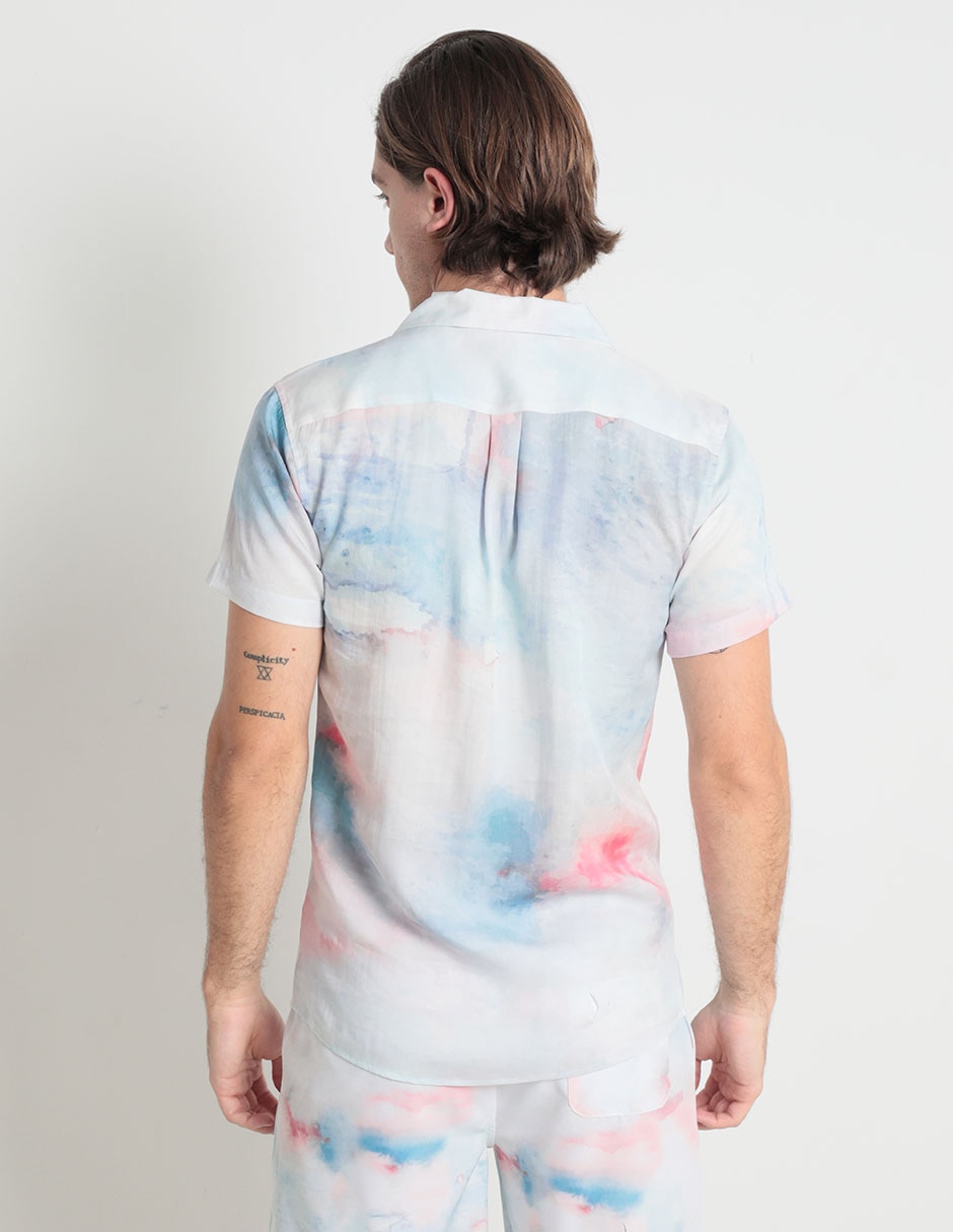 Camisa casual de algodón manga corta para hombre 2