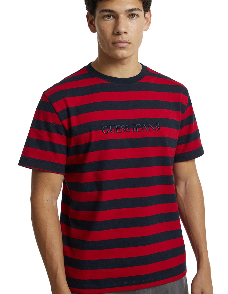 Playera GUESS Jeans cuello redondo para hombre Liverpool