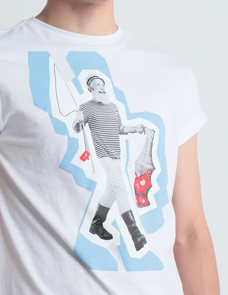 Playera cuello redondo para hombre 4
