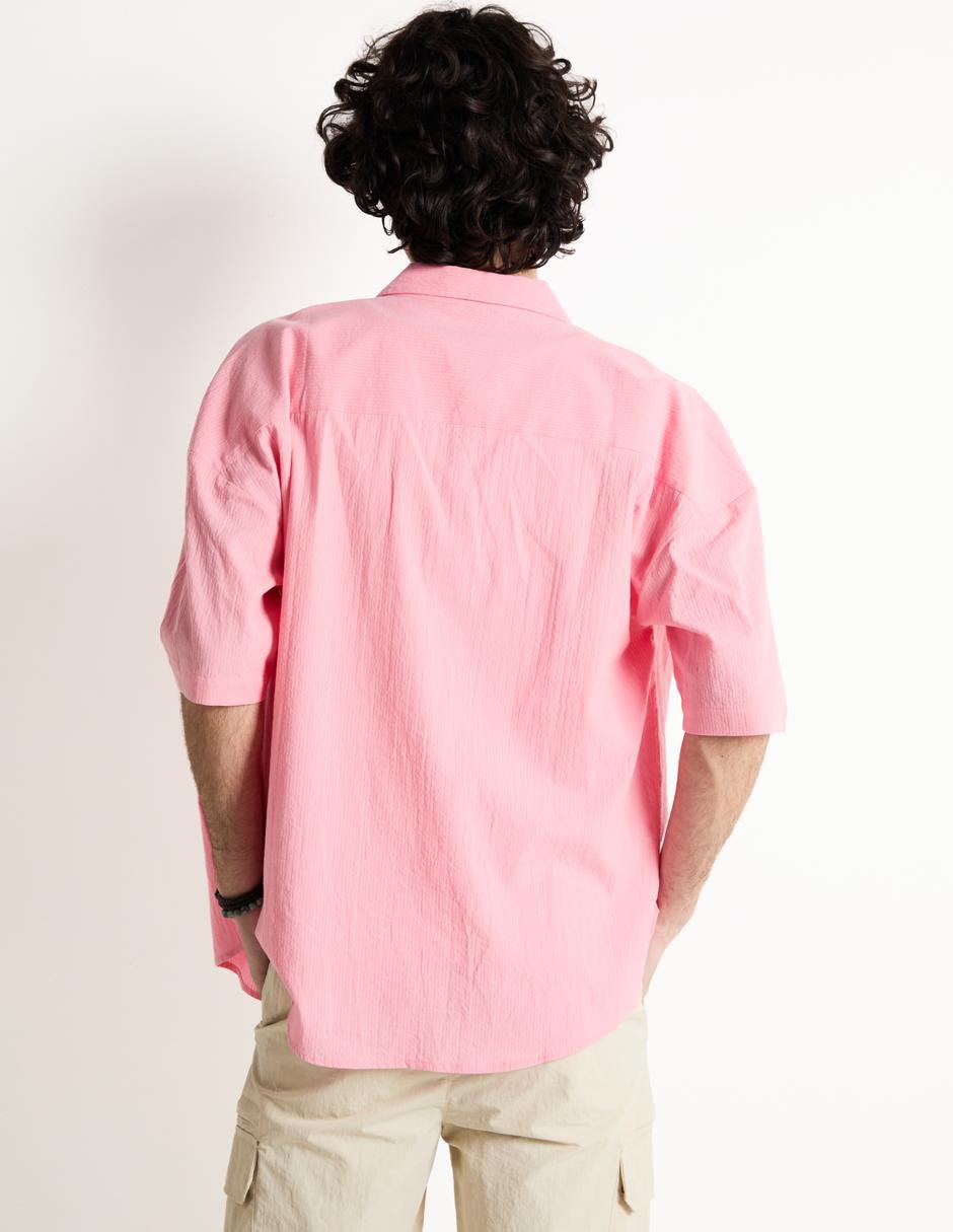 Camisa casual de algodón manga corta para hombre 2