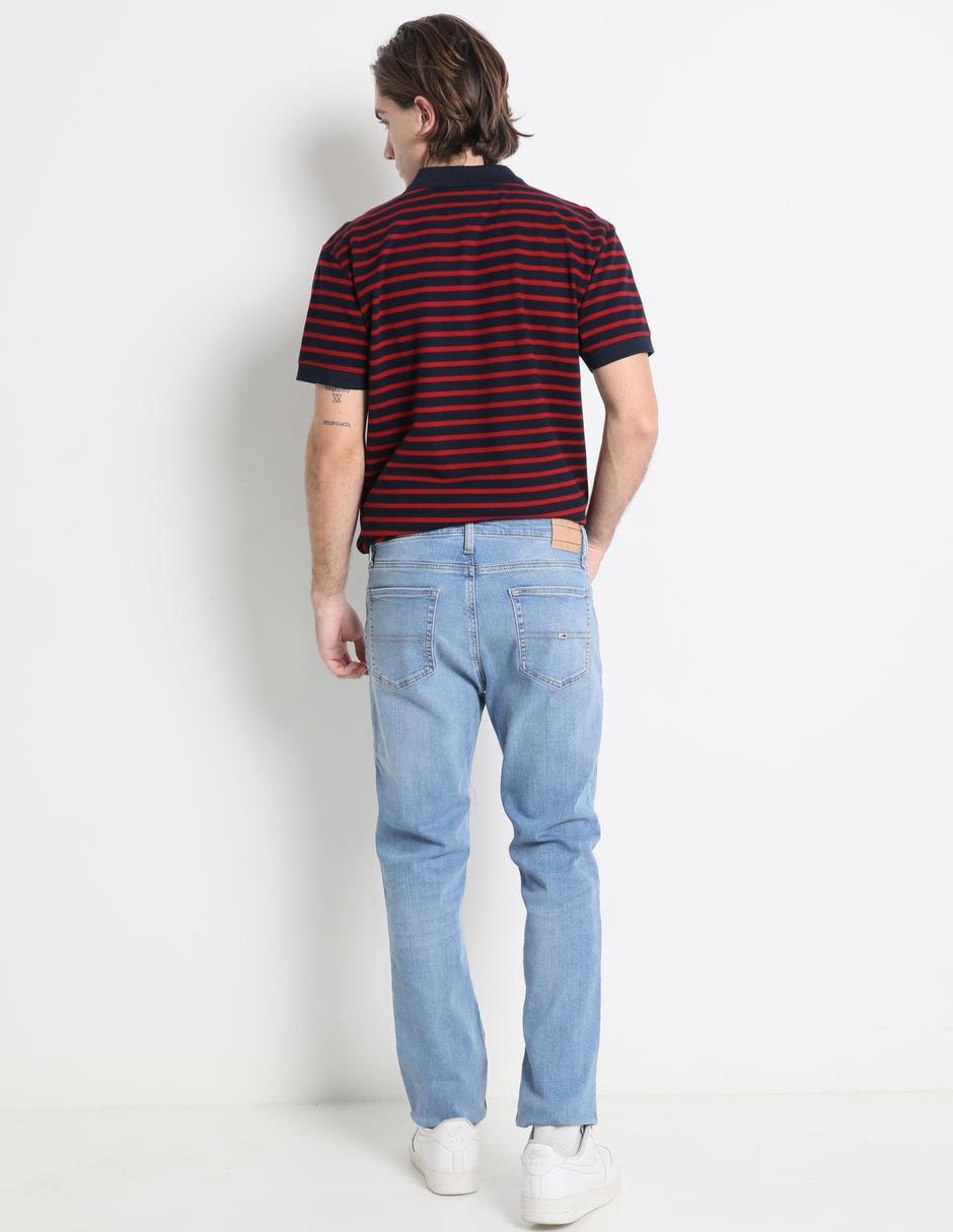 Jeans slim lavado claro para hombre 2