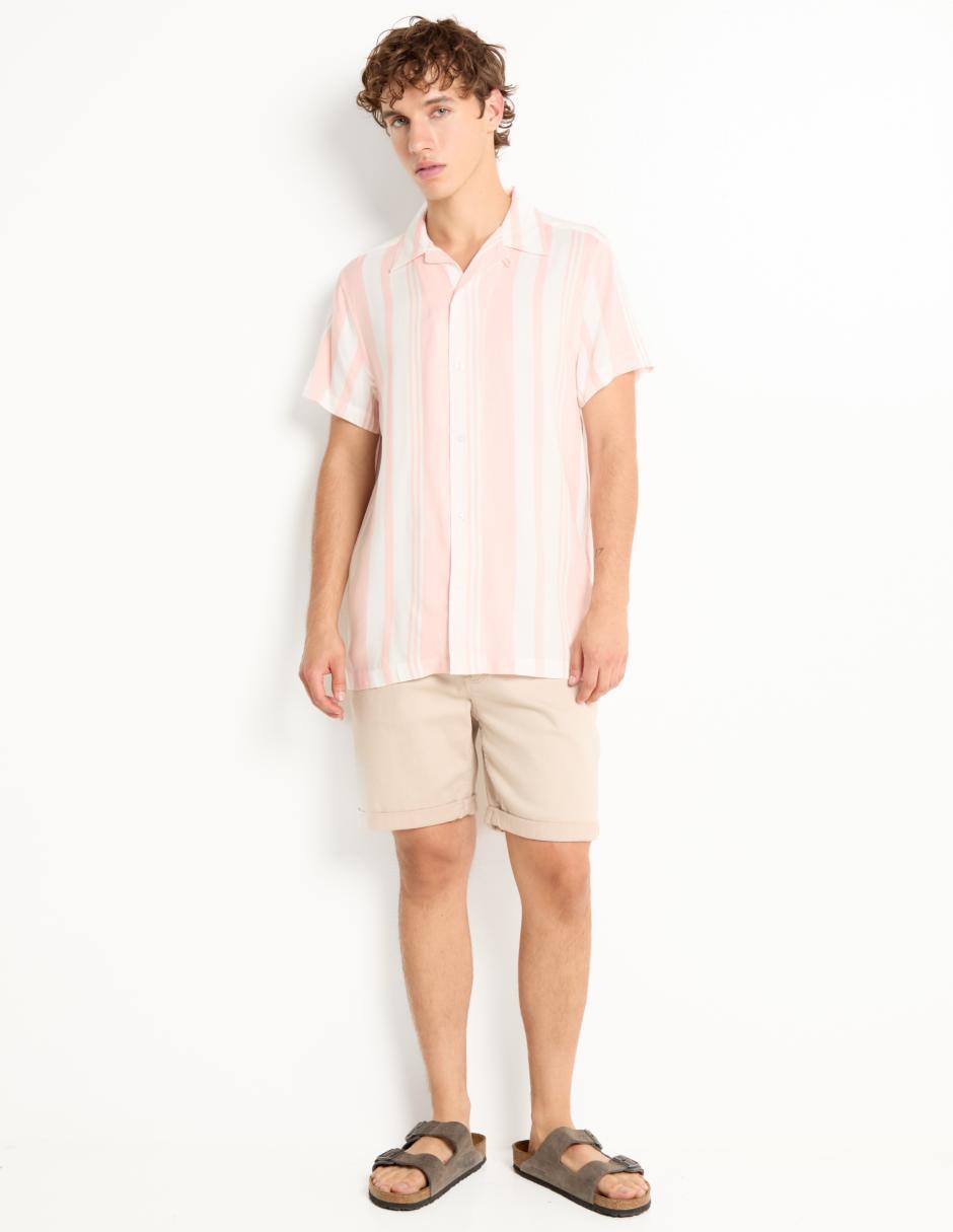 Camisa casual manga corta para hombre 3