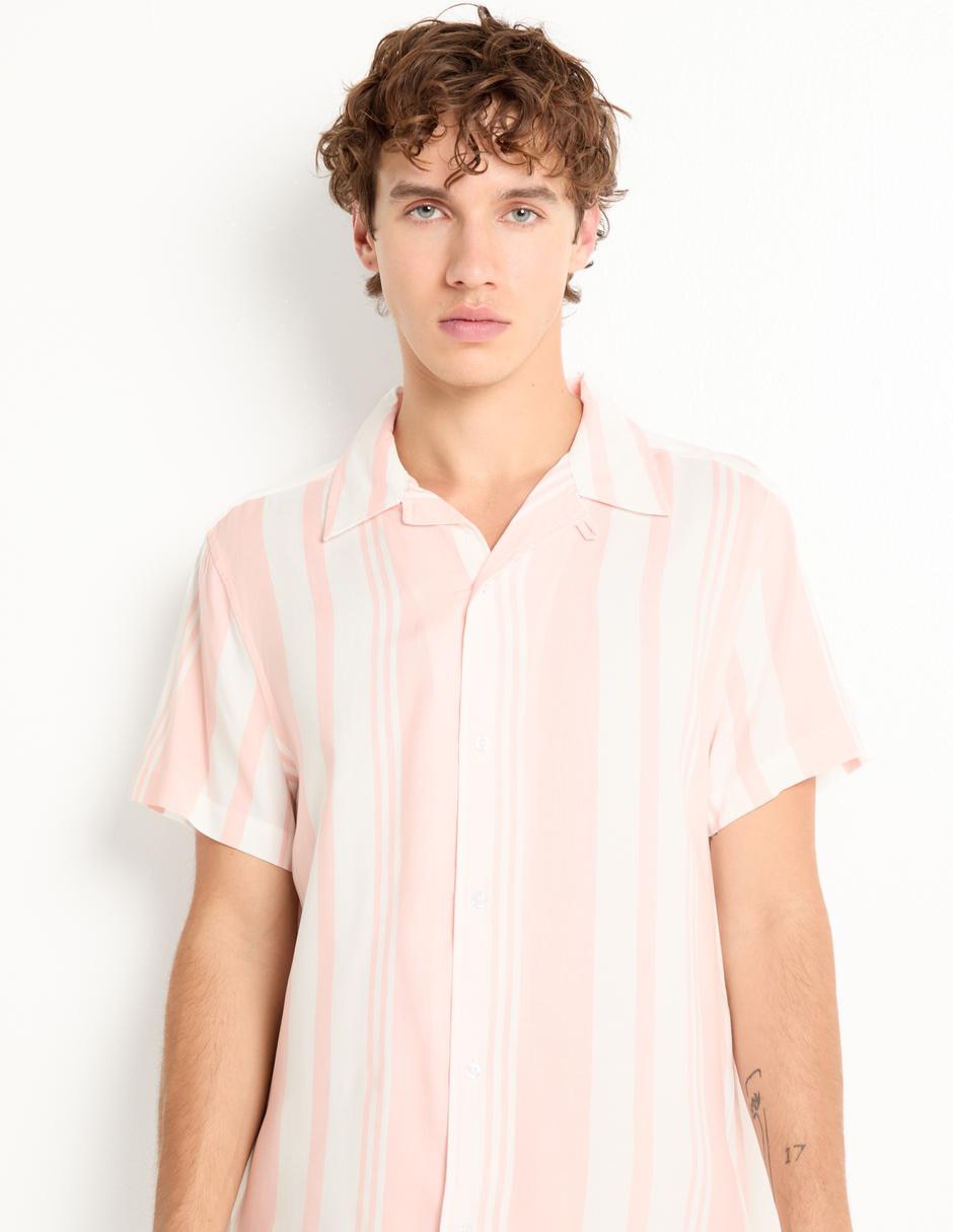 Camisa casual manga corta para hombre 4