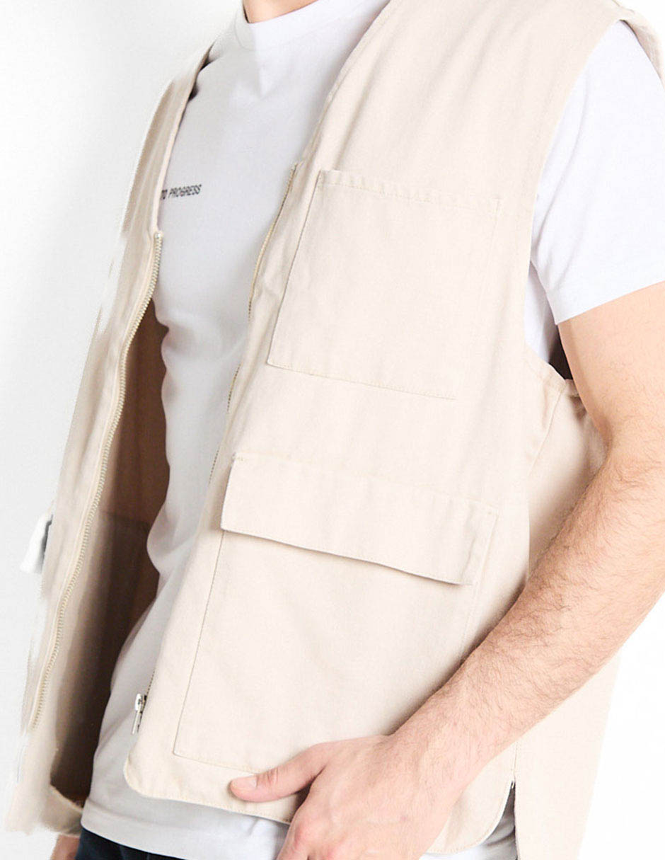 Chaleco con bolsillos para hombre 4
