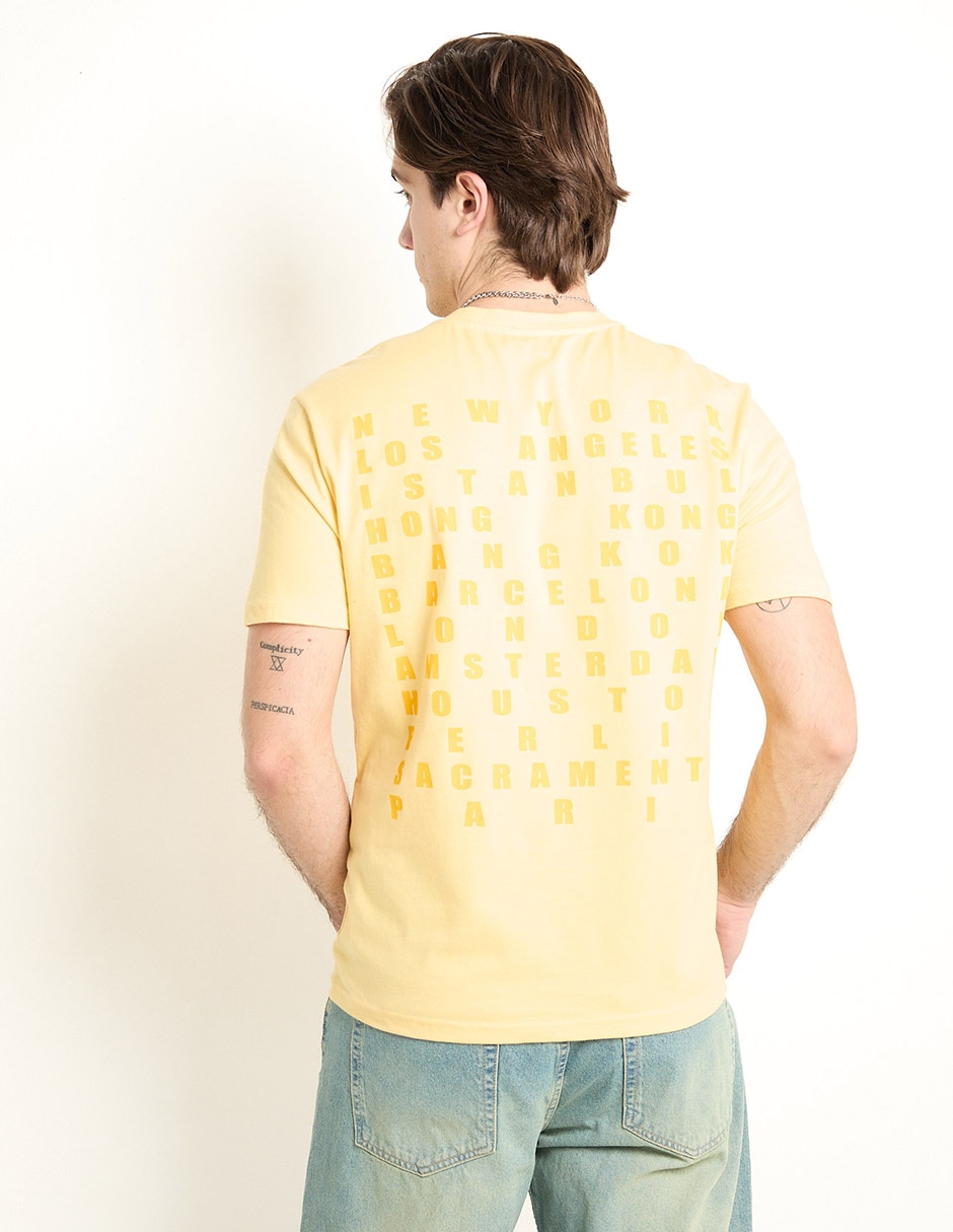Playera cuello redondo para hombre 2